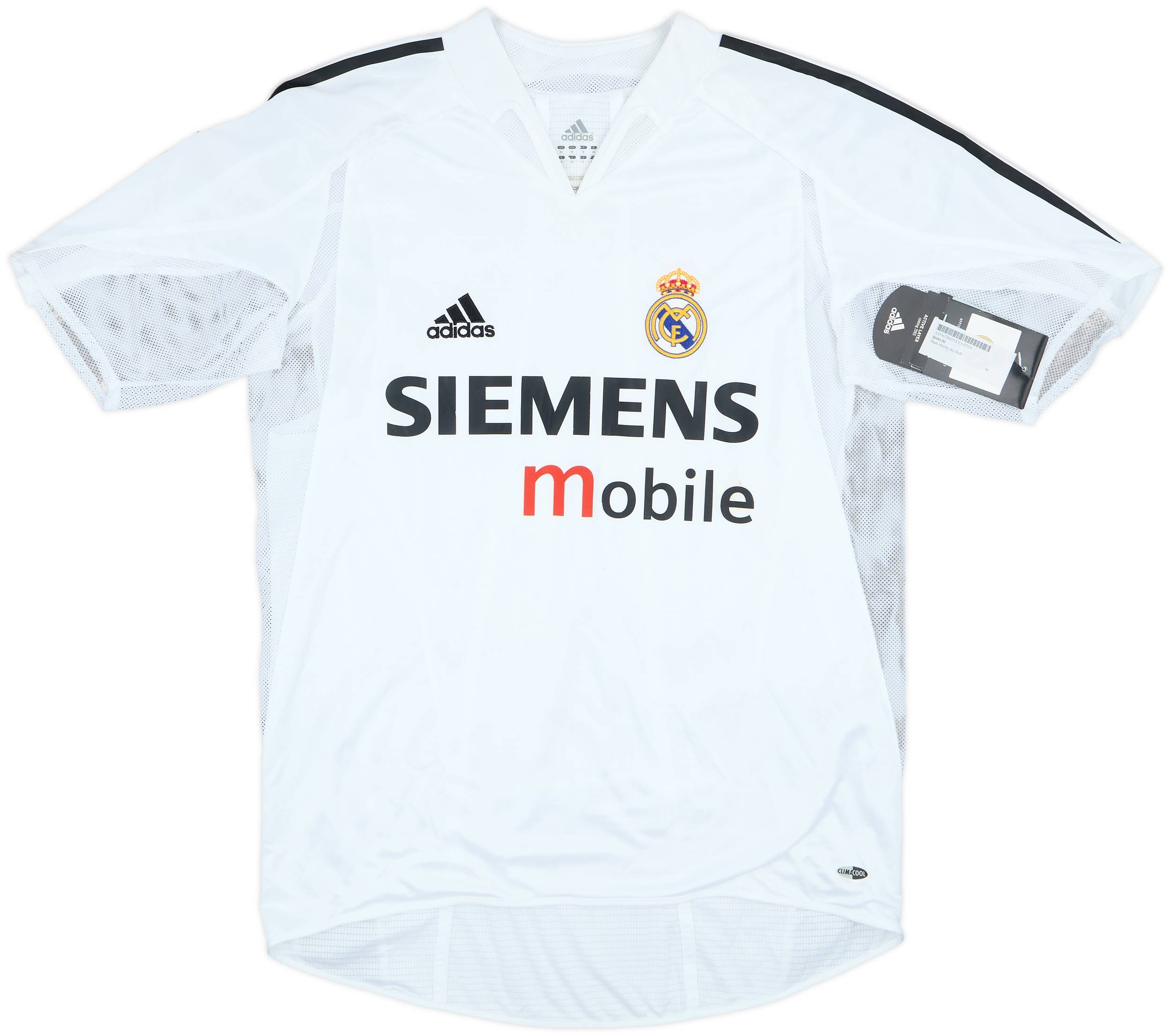 2004-05 Real Madrid Player Issue Home Shirt Figo #10 (M)