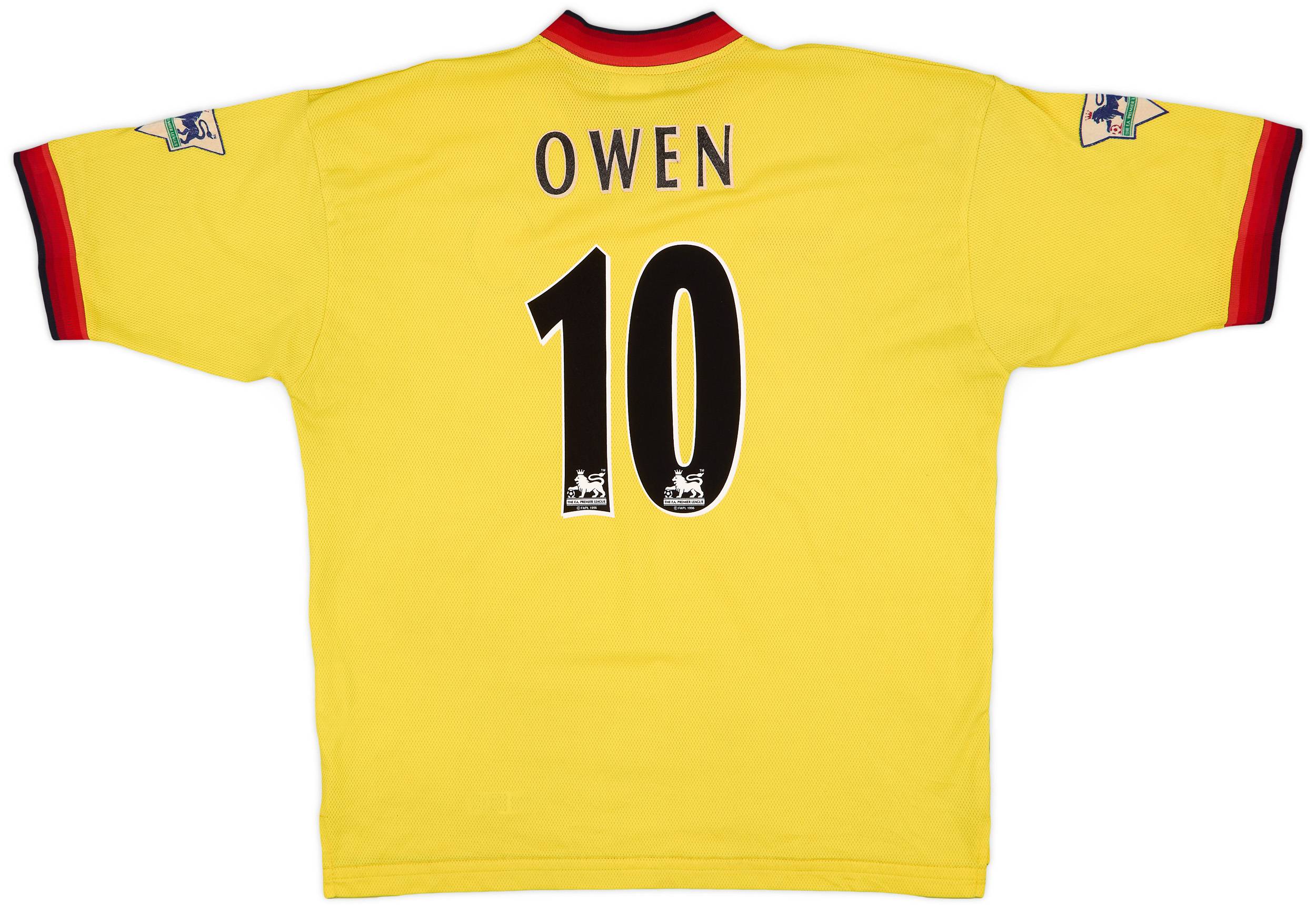 1997-99 Liverpool Away Shirt Owen #10 - 8/10 - (XL)