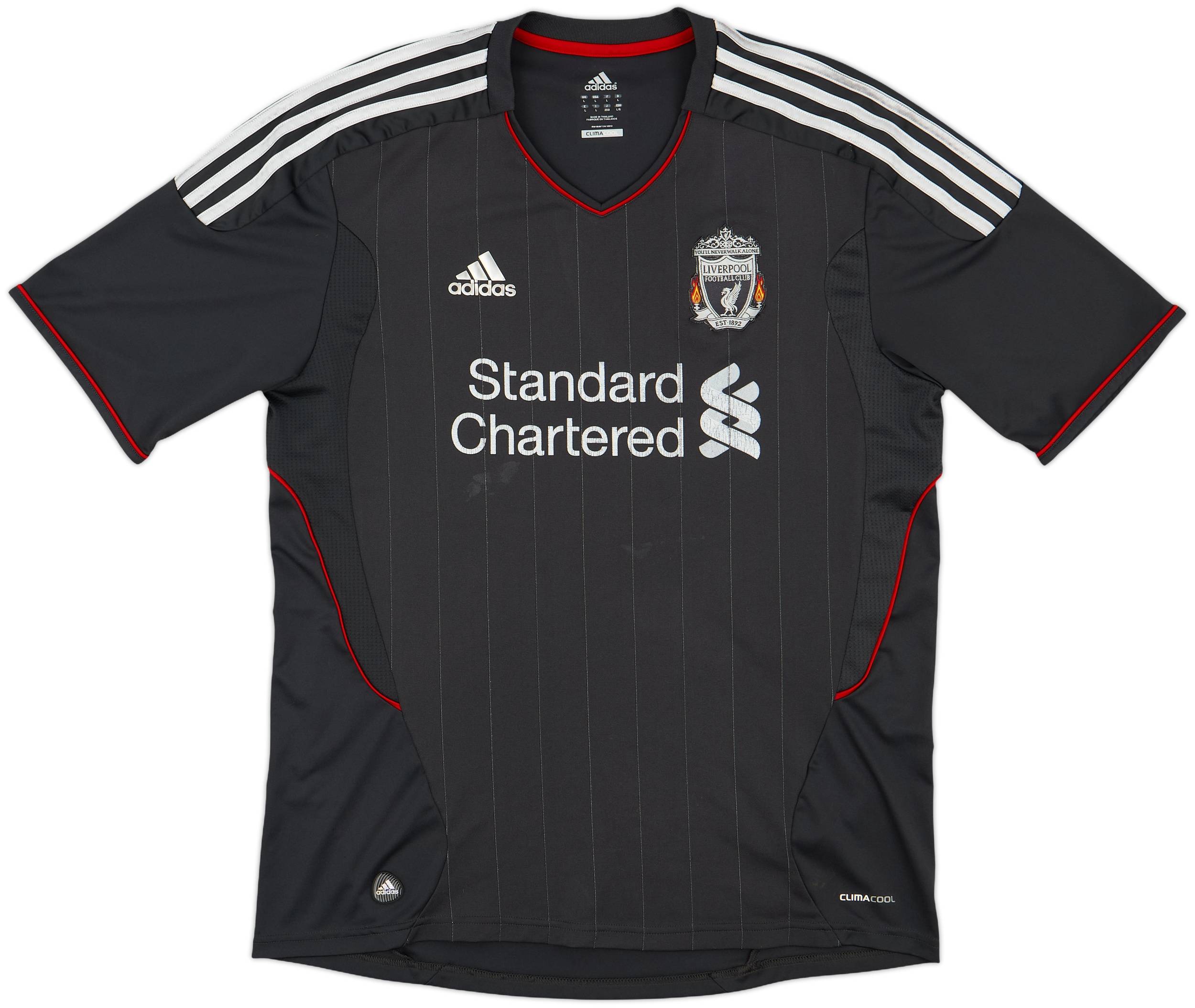 2011-12 Liverpool Away Shirt Gerrard #8 - 6/10 - (L)