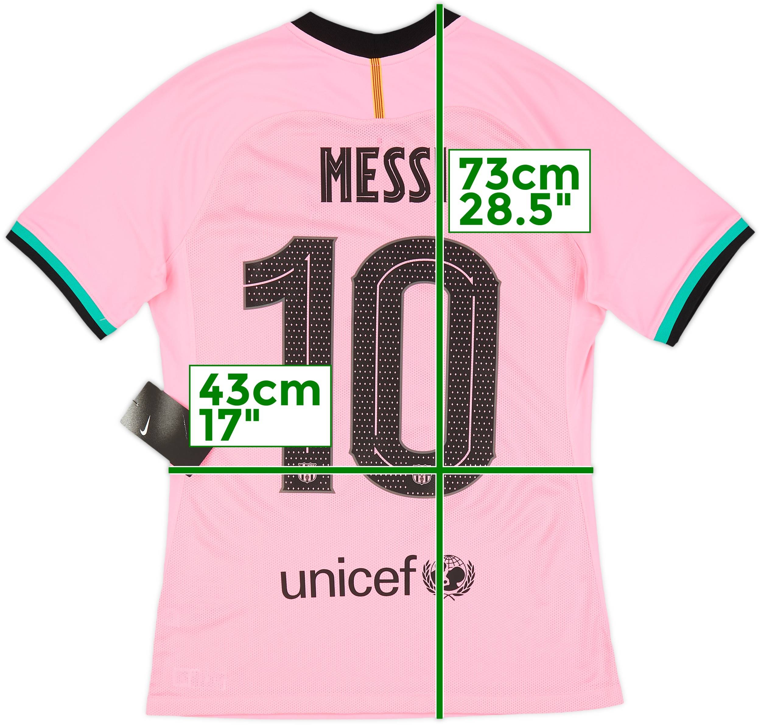 2020-21 Barcelona Player Issue Third Shirt Messi #10 (M)