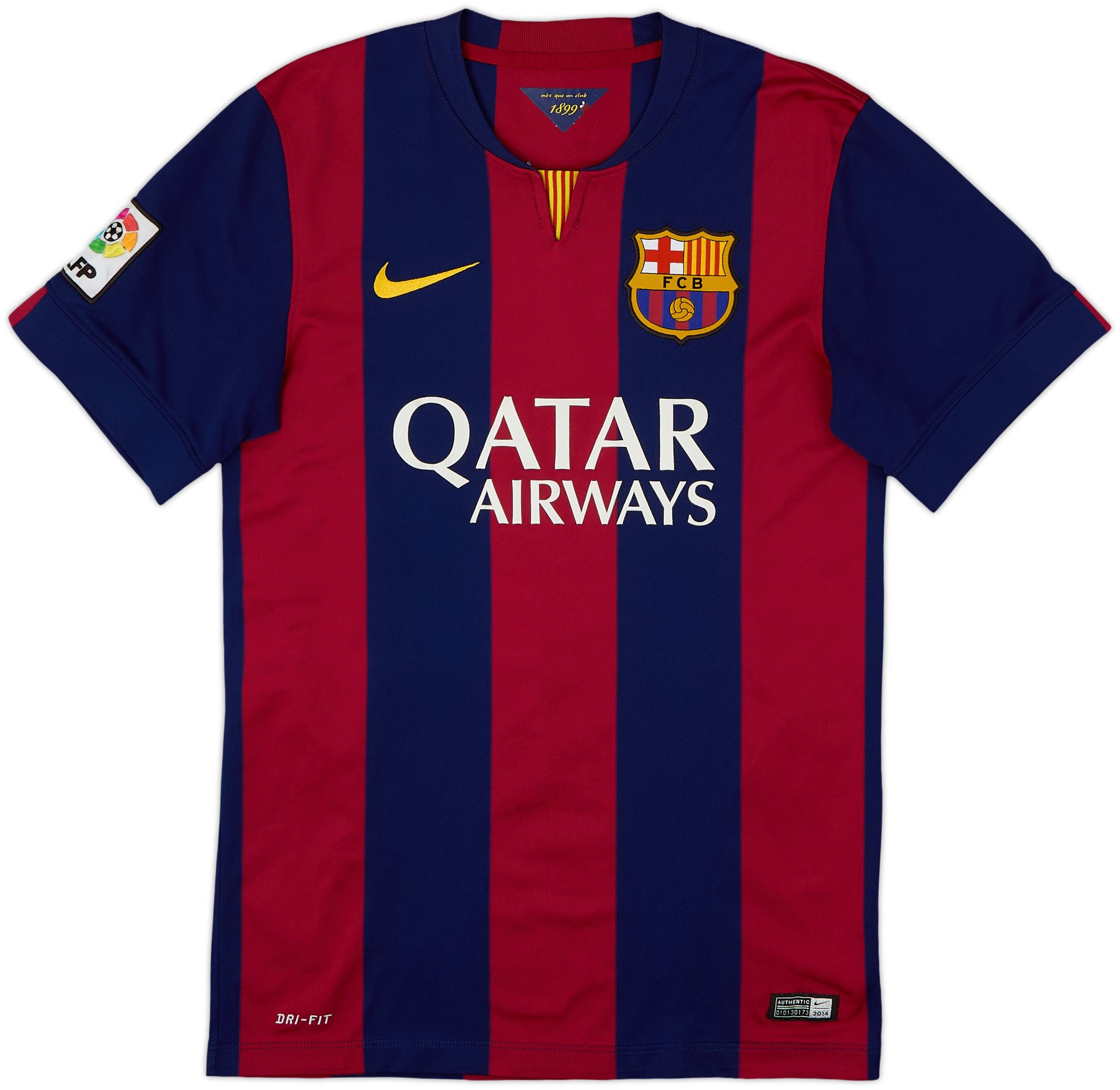 2014-15 Barcelona Home Shirt Neymar Jr #11 - 8/10 - (S)