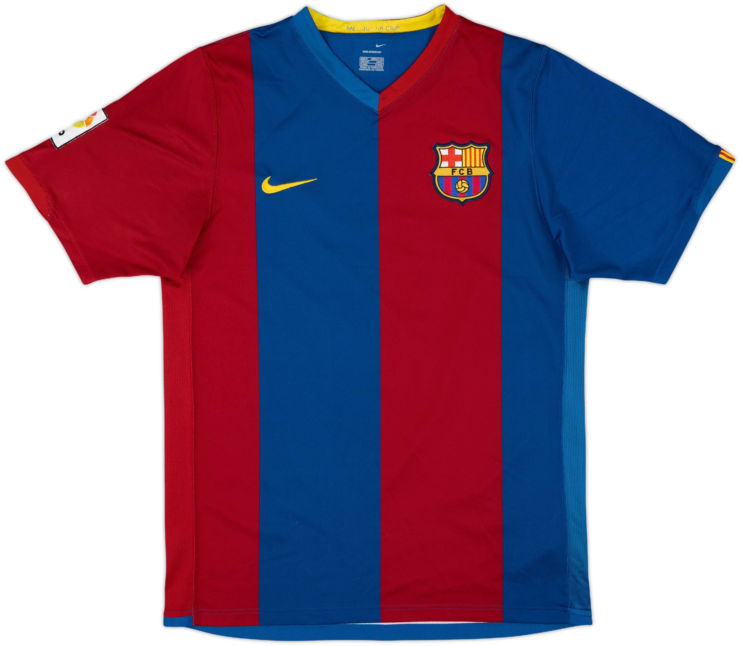2006-07 Barcelona Home Shirt Eto'o #9 - 8/10 - (M)