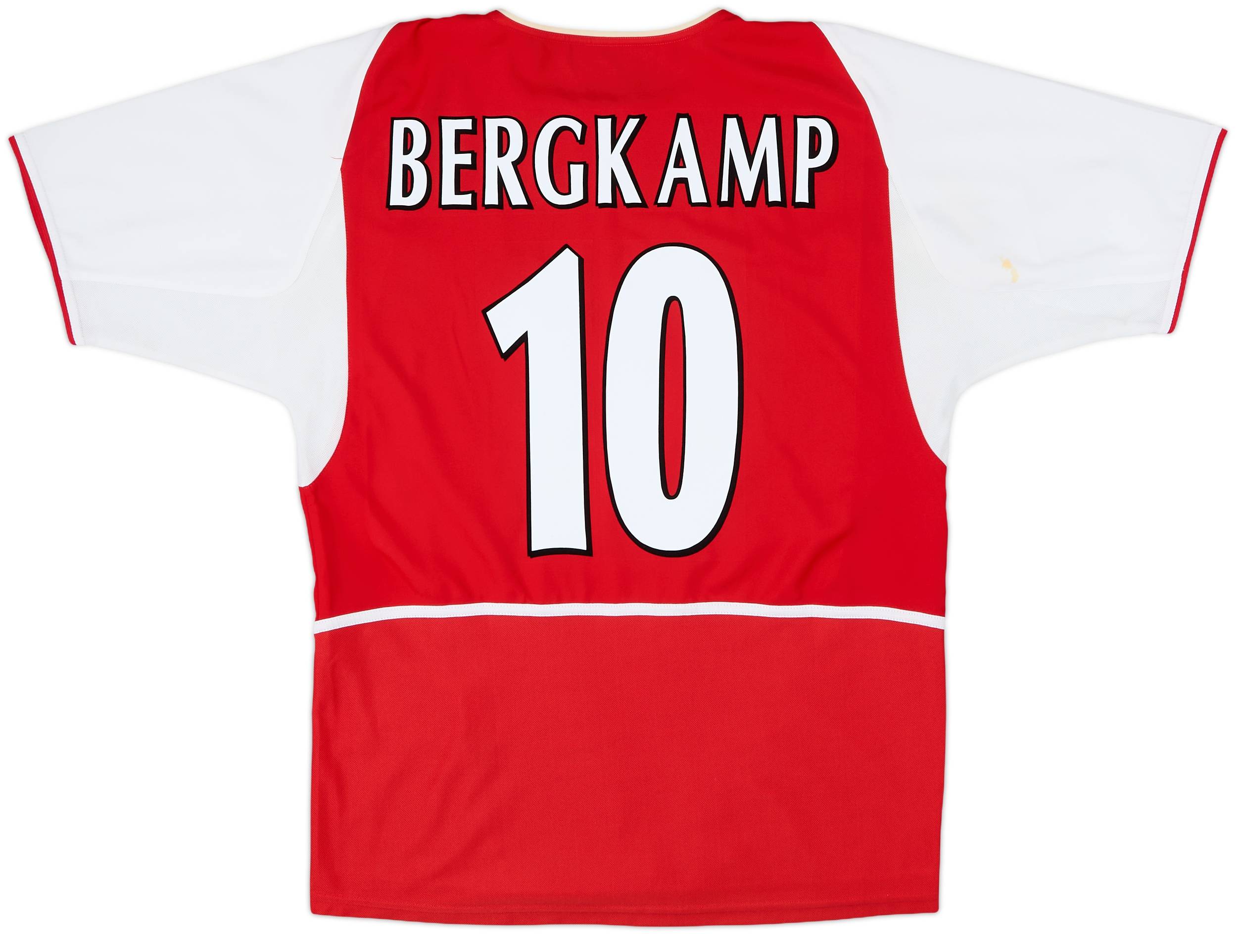 2002-04 Arsenal Home Shirt Bergkamp #10 - 8/10 - (XL)