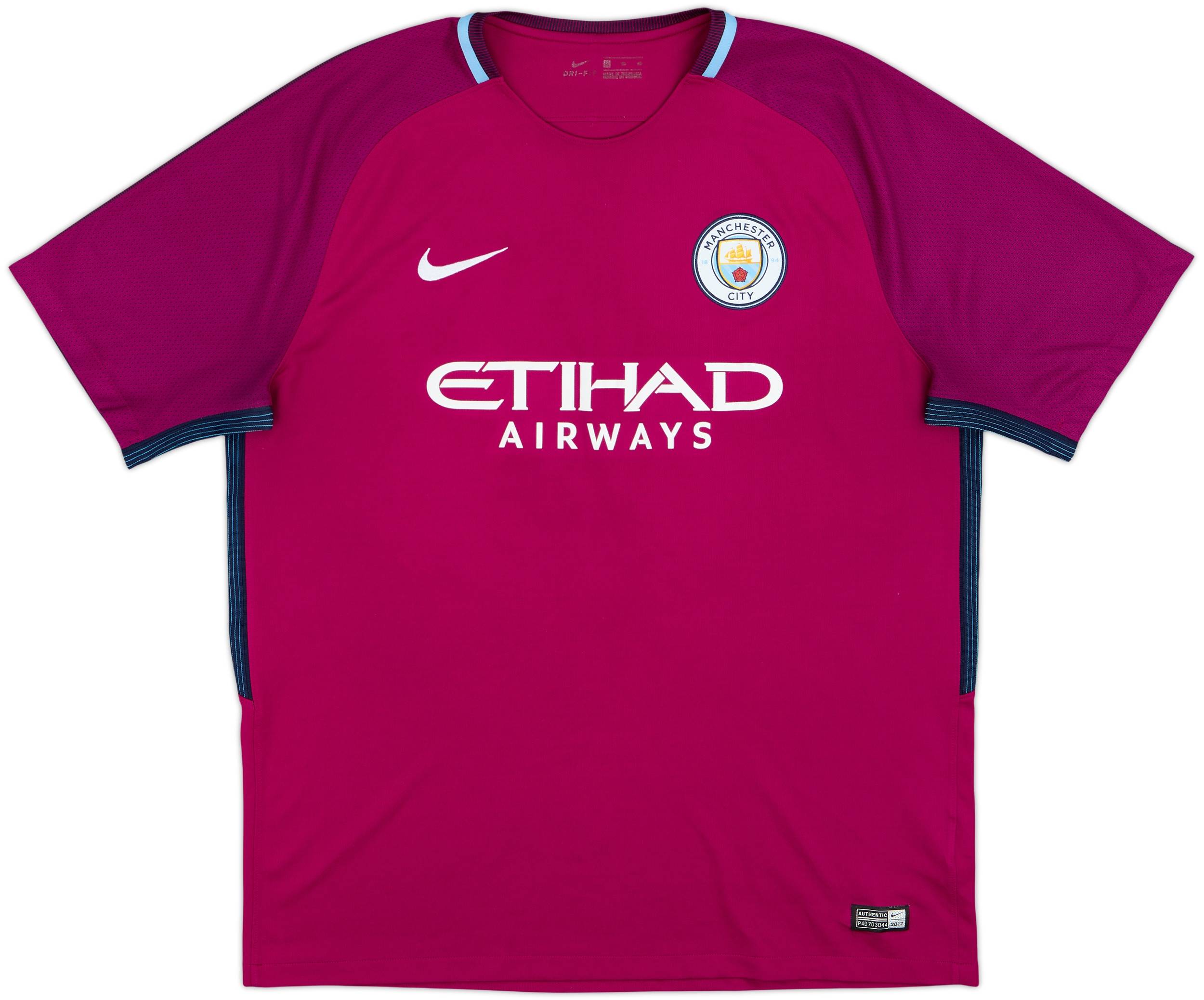 2017-18 Manchester City Away Shirt De Bruyne #17 8/10 (XL)