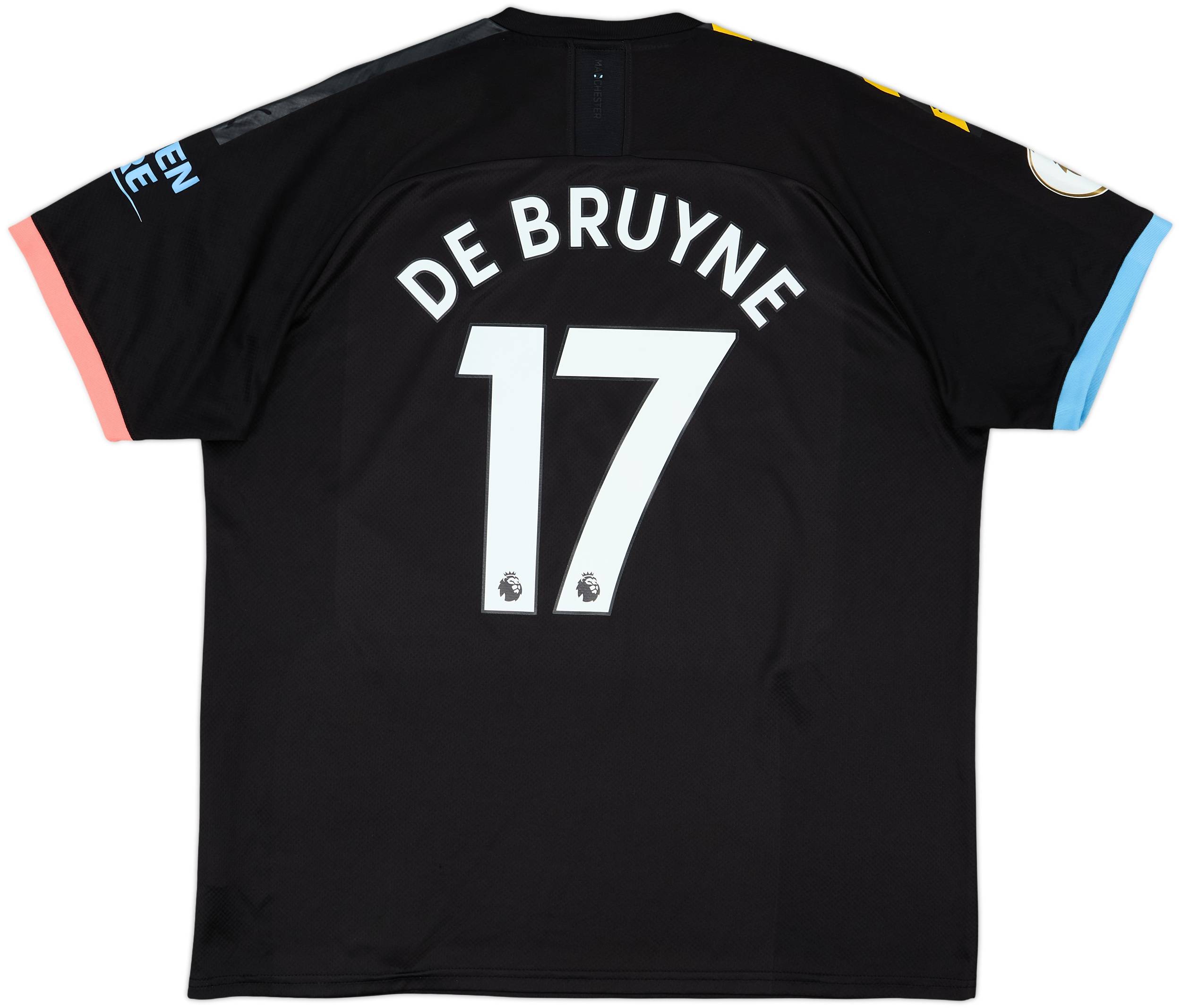 2019-20 Manchester City Away Shirt De Bruyne #17 9/10 (XXL)