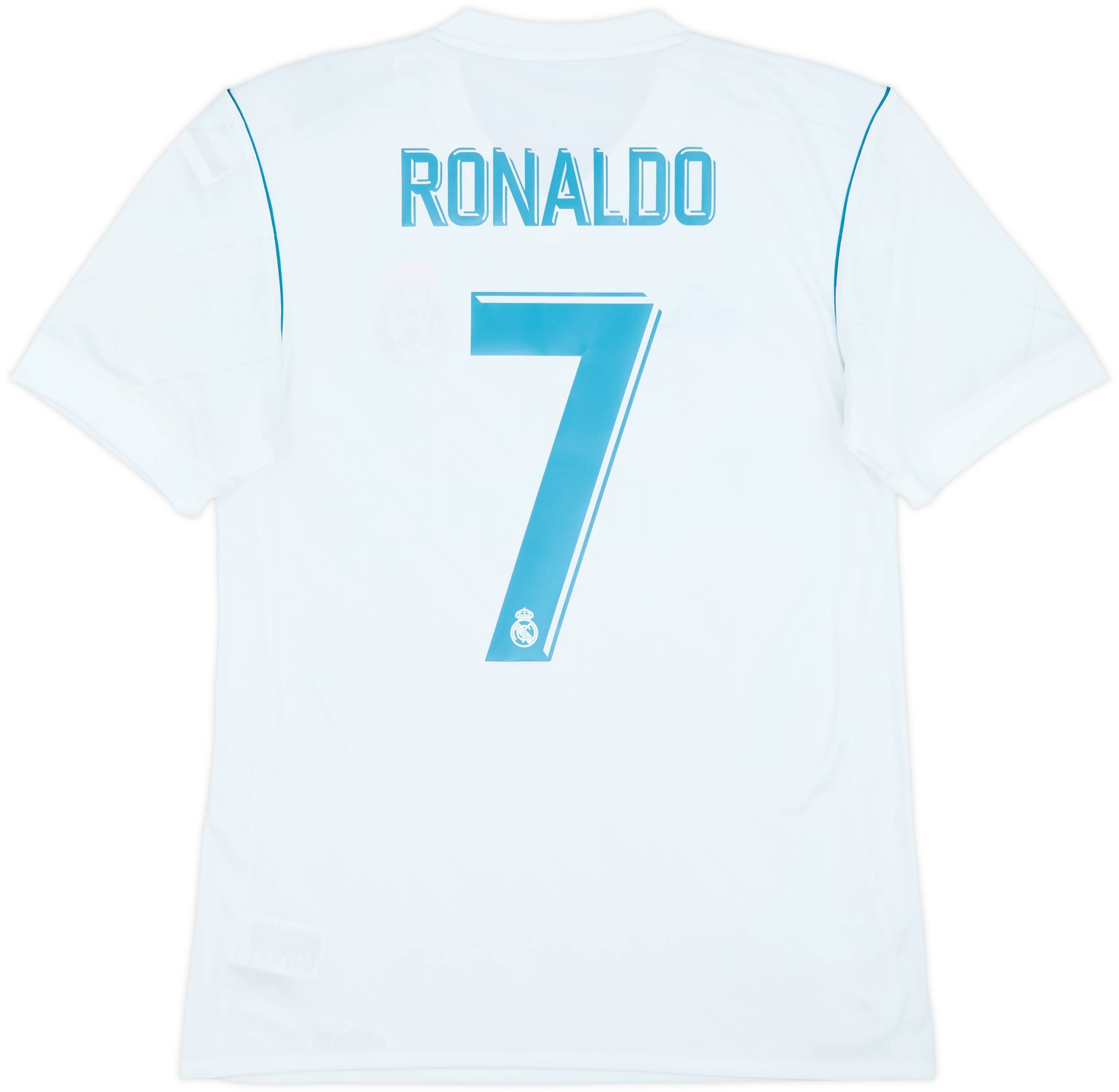 2017-18 Real Madrid Home Shirt Ronaldo #7 (S)