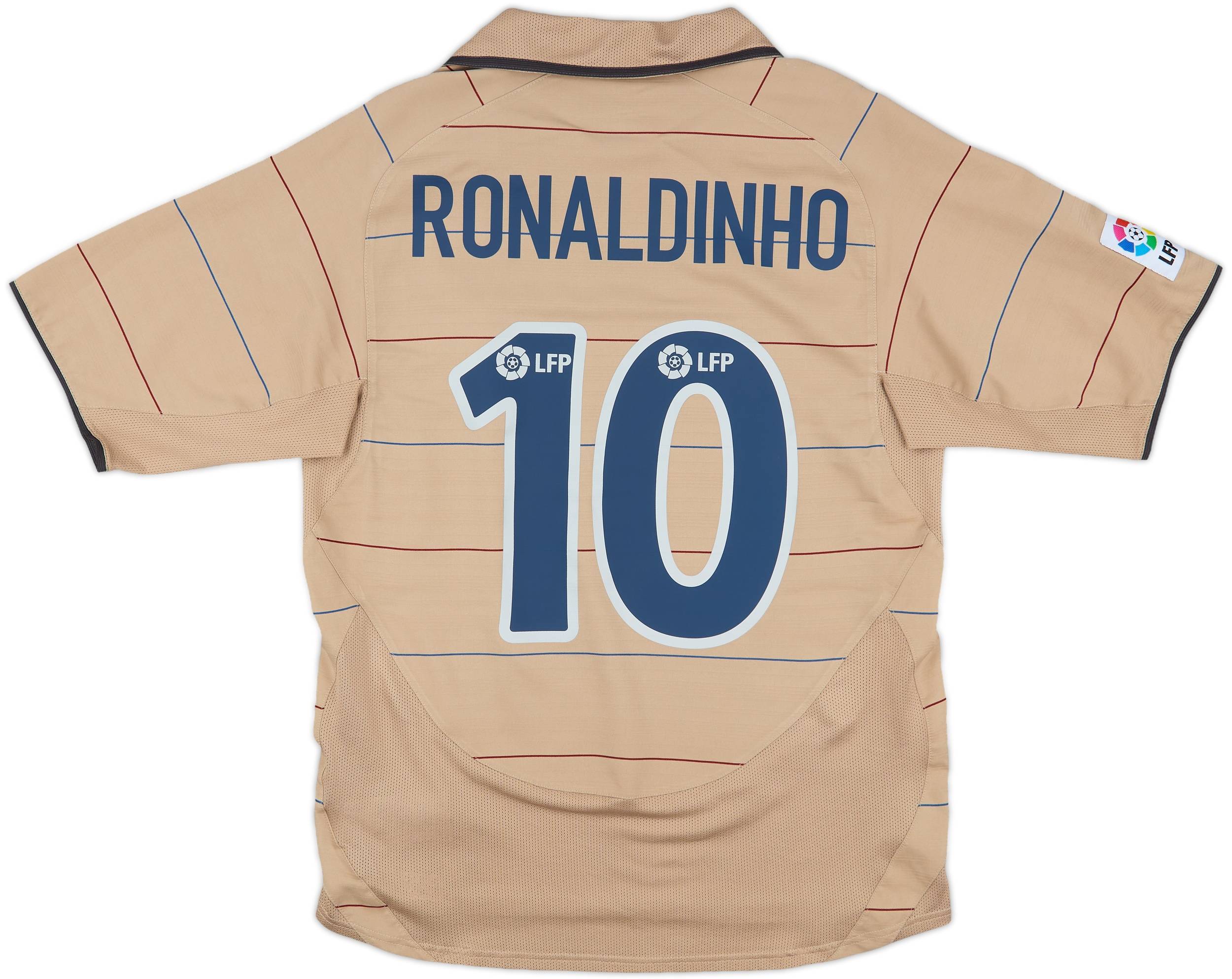 2003-05 Barcelona Away Shirt Ronaldinho #10 - 7/10 - (M)