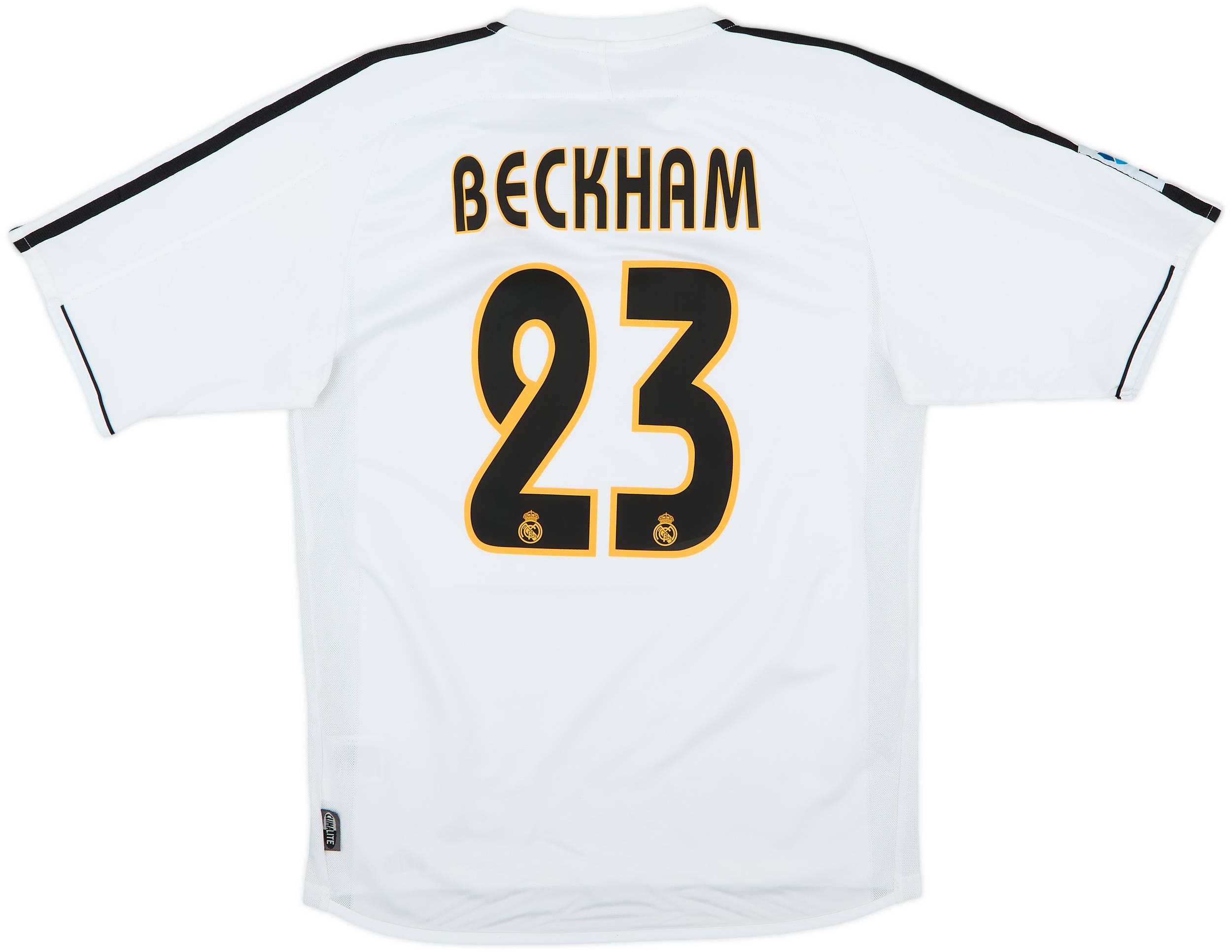 2003-04 Real Madrid Home Shirt Beckham #23 - 8/10 - (S)