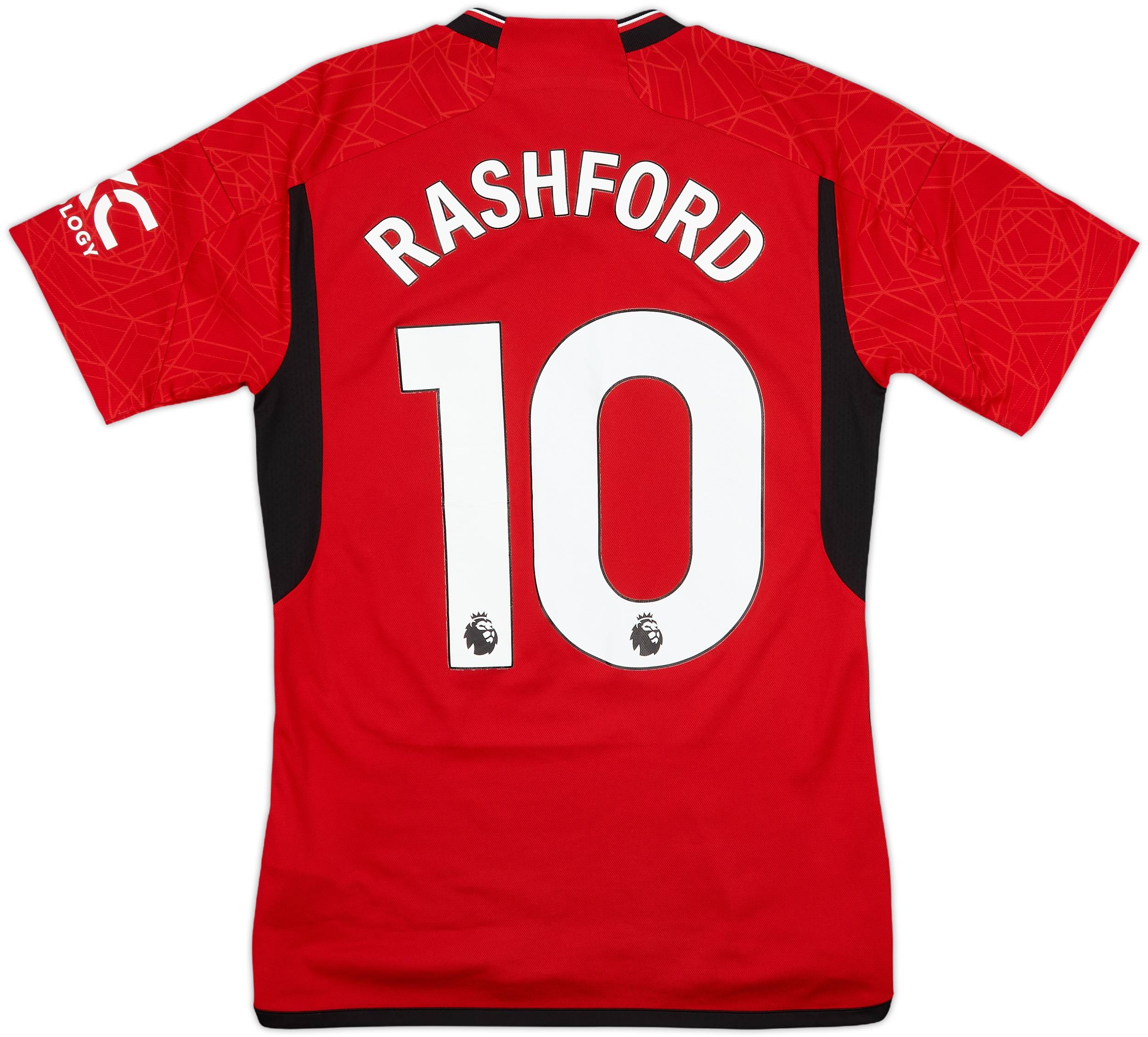 Manchester United ラッシュフォード　23-24 2023-24 Manchester United Home Shirt Rashford #10 - 7/10 - (S)