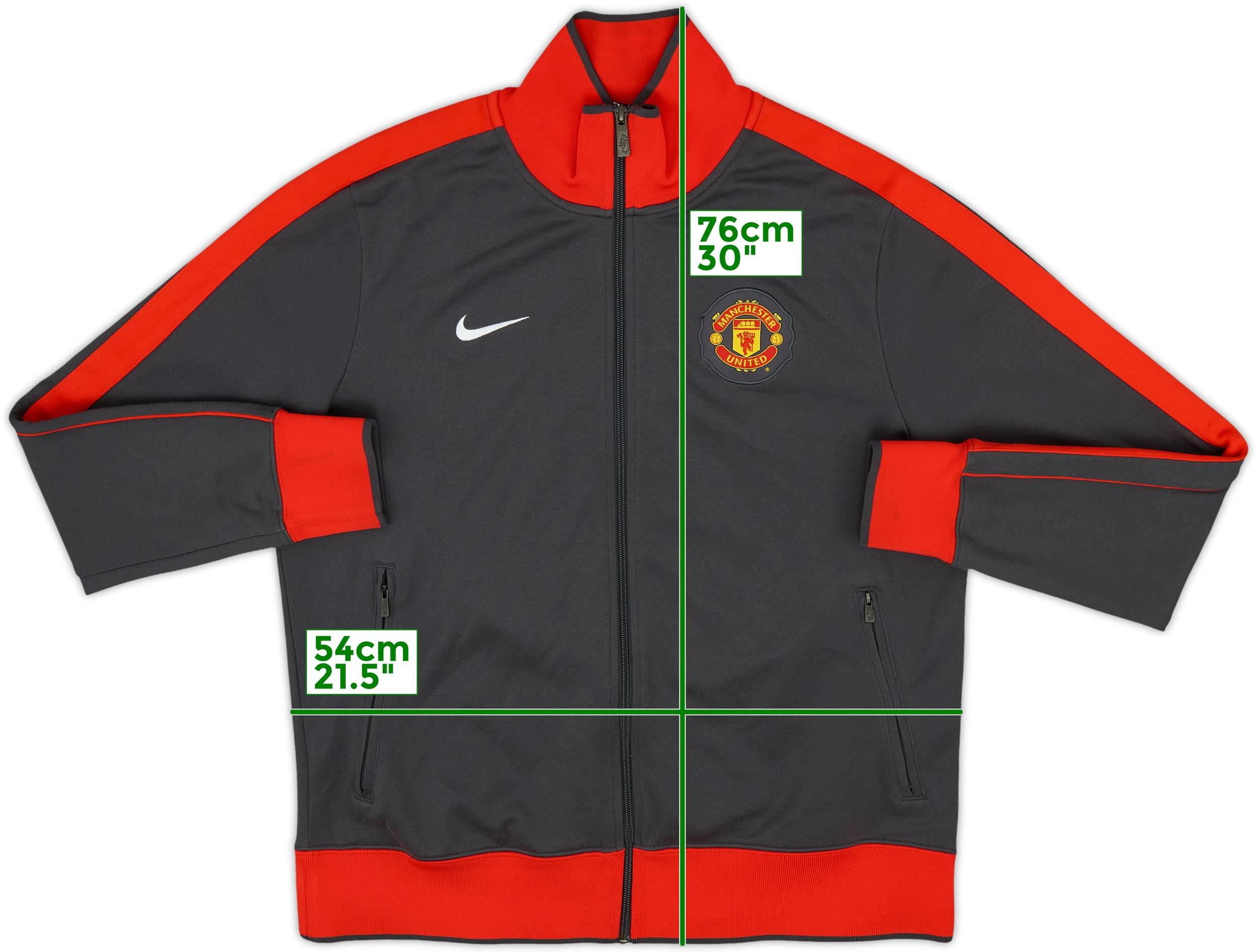 2010-11 Manchester United Nike Track Jacket - 9/10 - (L)