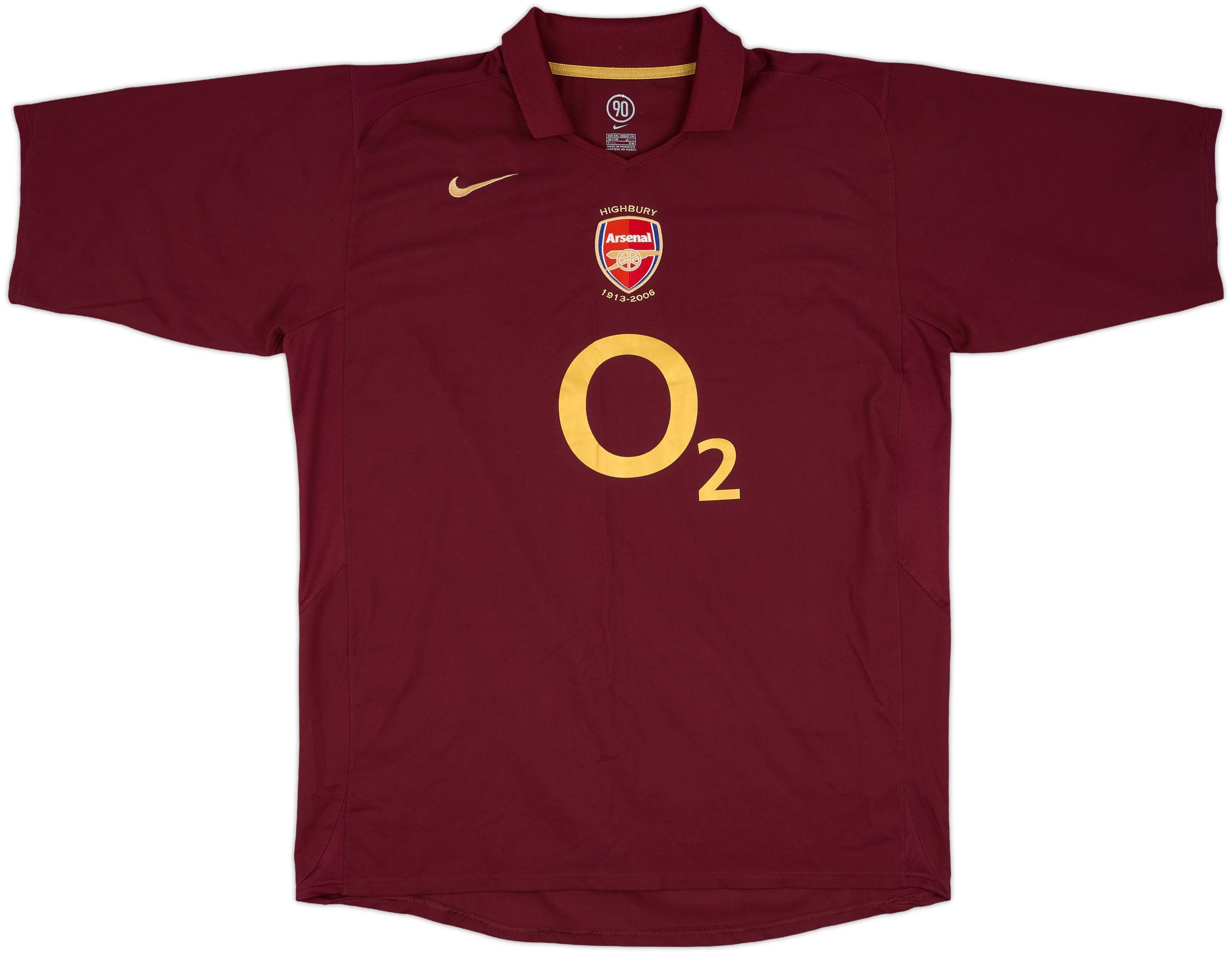 2005-06 Arsenal Home Shirt Henry #14 - 9/10 - (XXL)