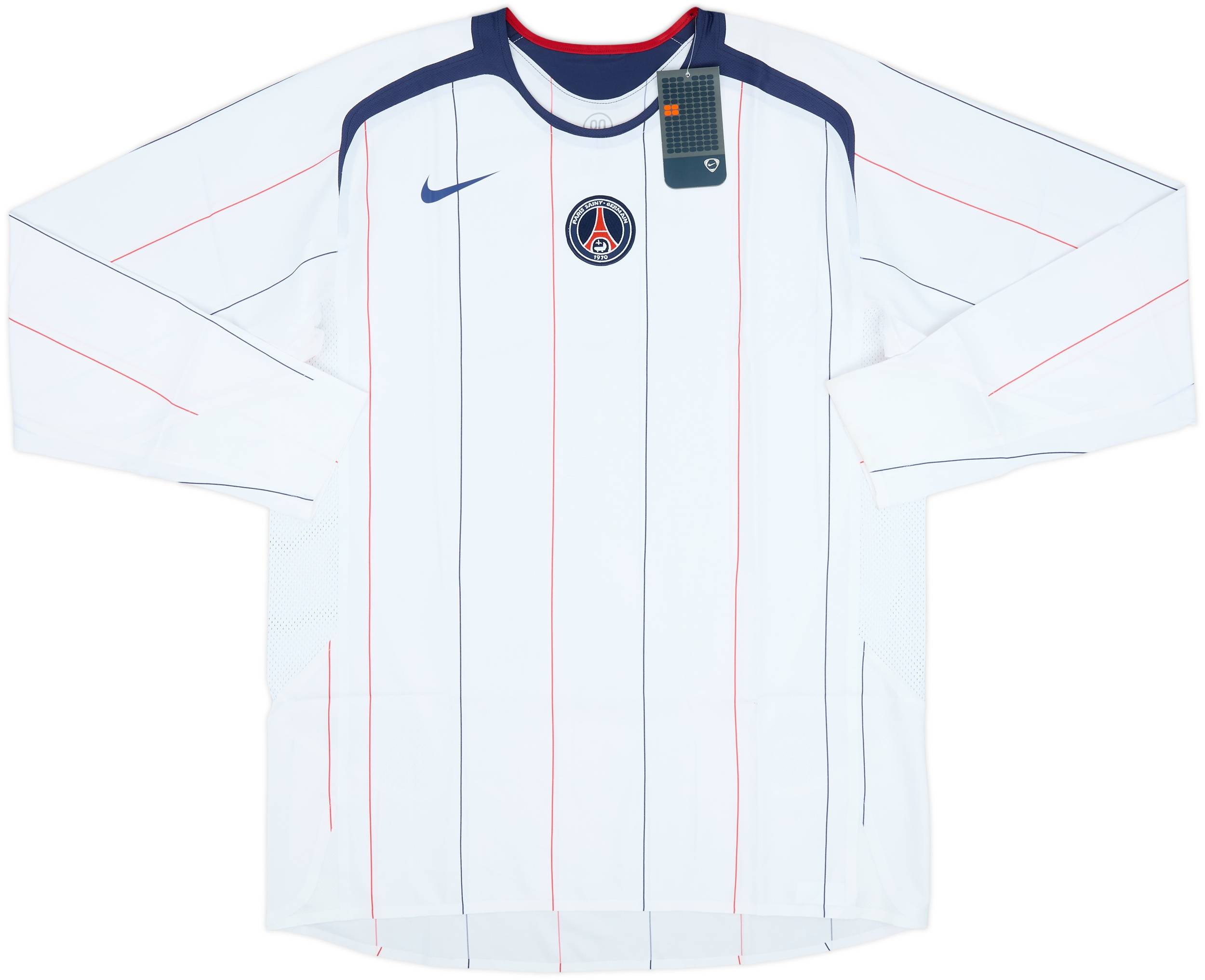 2005-06 Paris Saint-Germain Player Issue Away L/S Shirt (XL)