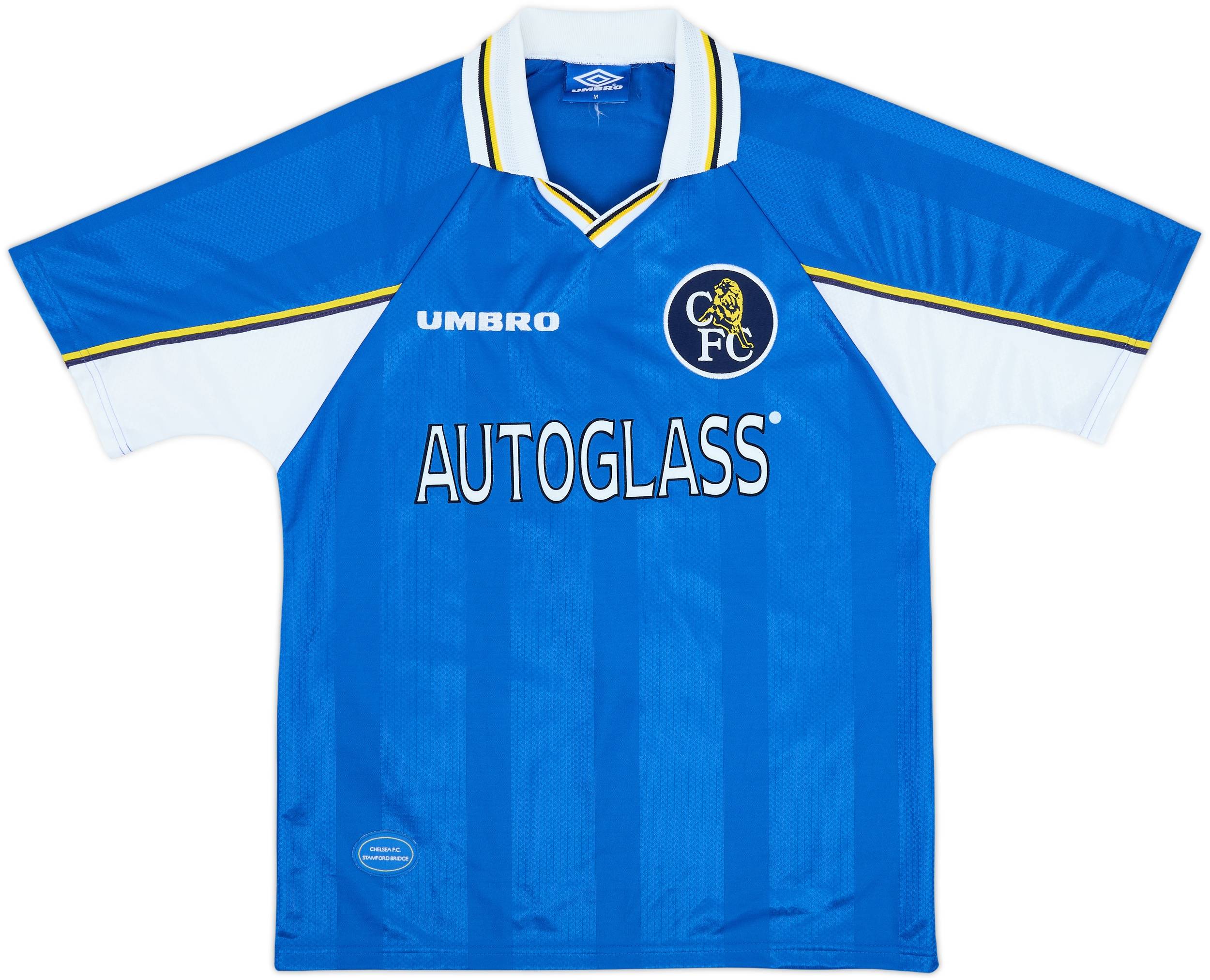 1997-99 Chelsea Home Shirt Vialli #9 - 8/10 - (M)