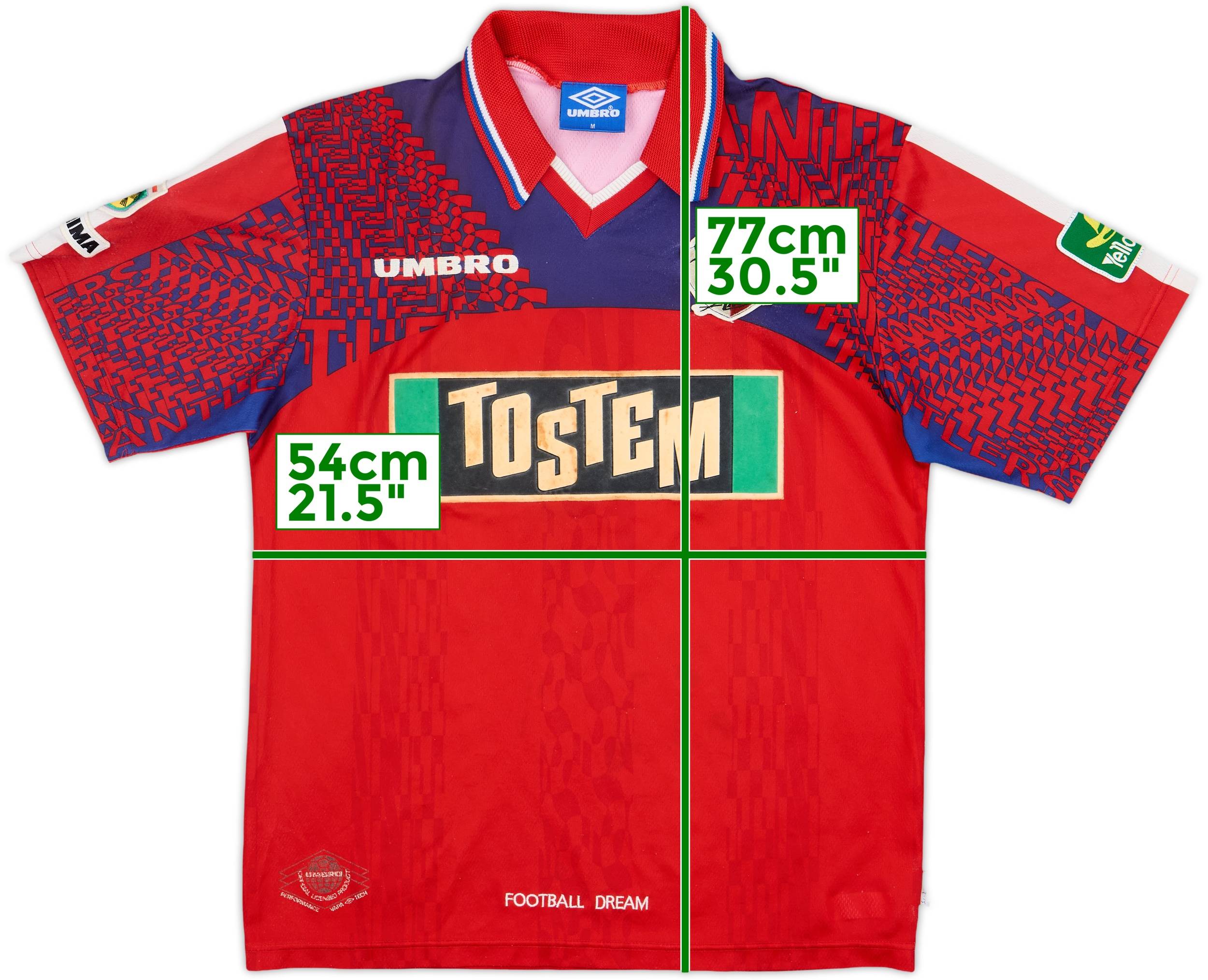 1997 Kashima Antlers Home Shirt - 5/10 - (M)