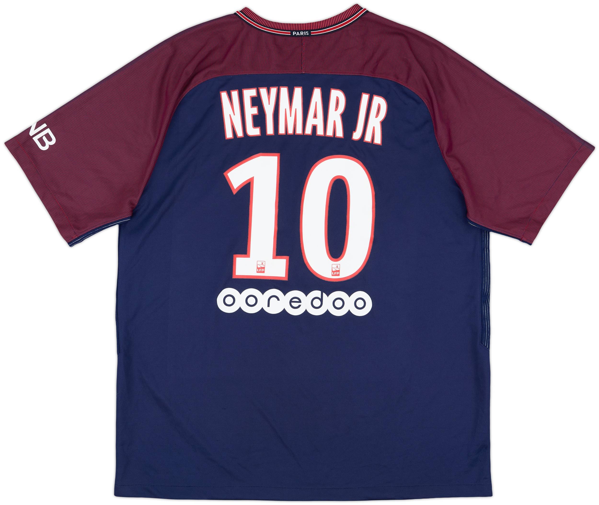 2017-18 Paris Saint-Germain Home Shirt Neymar Jr #10 - 8/10
