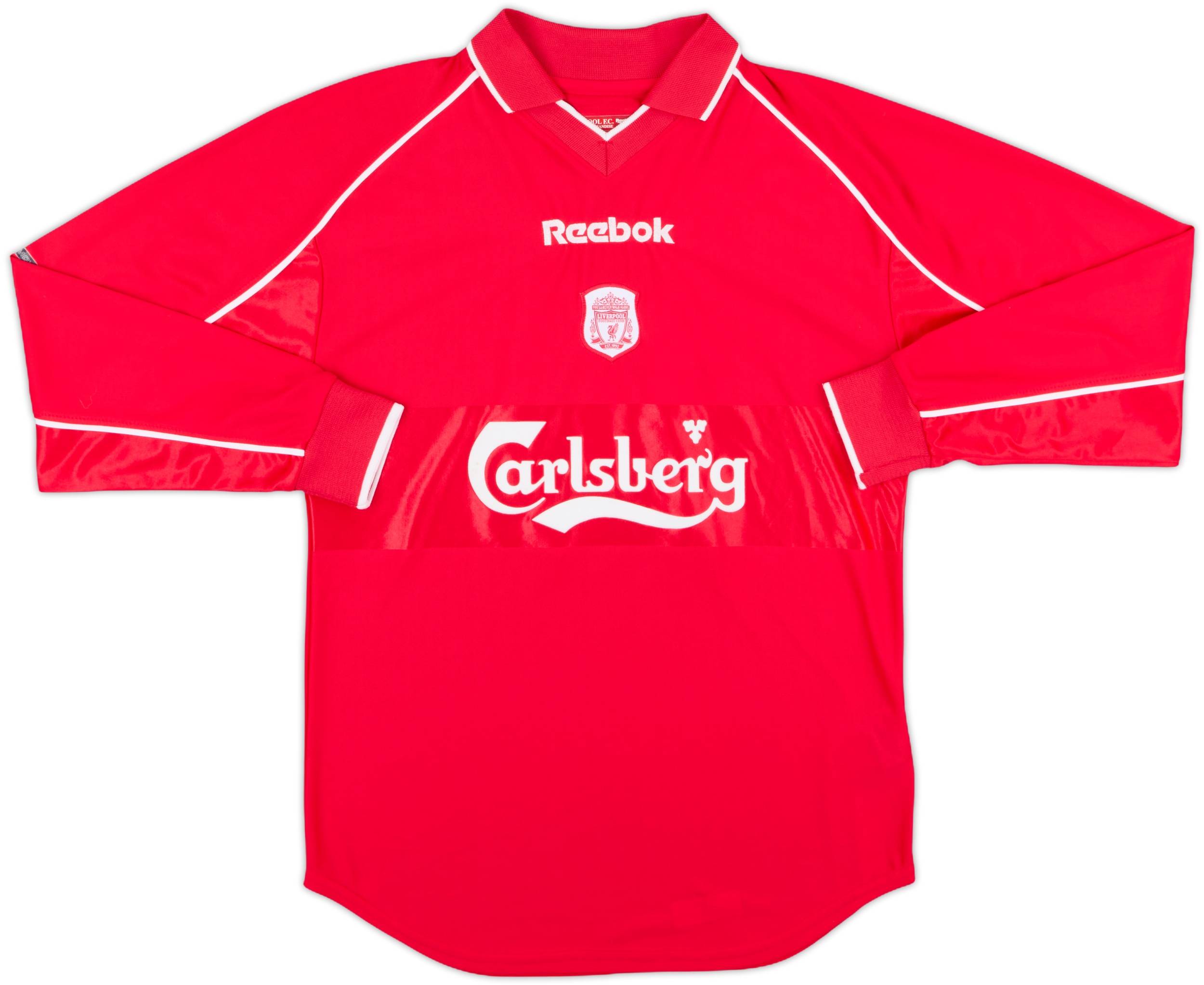 リバプール 02/04 オーウェン 10番 シャツ M Liverpool Reebok Home