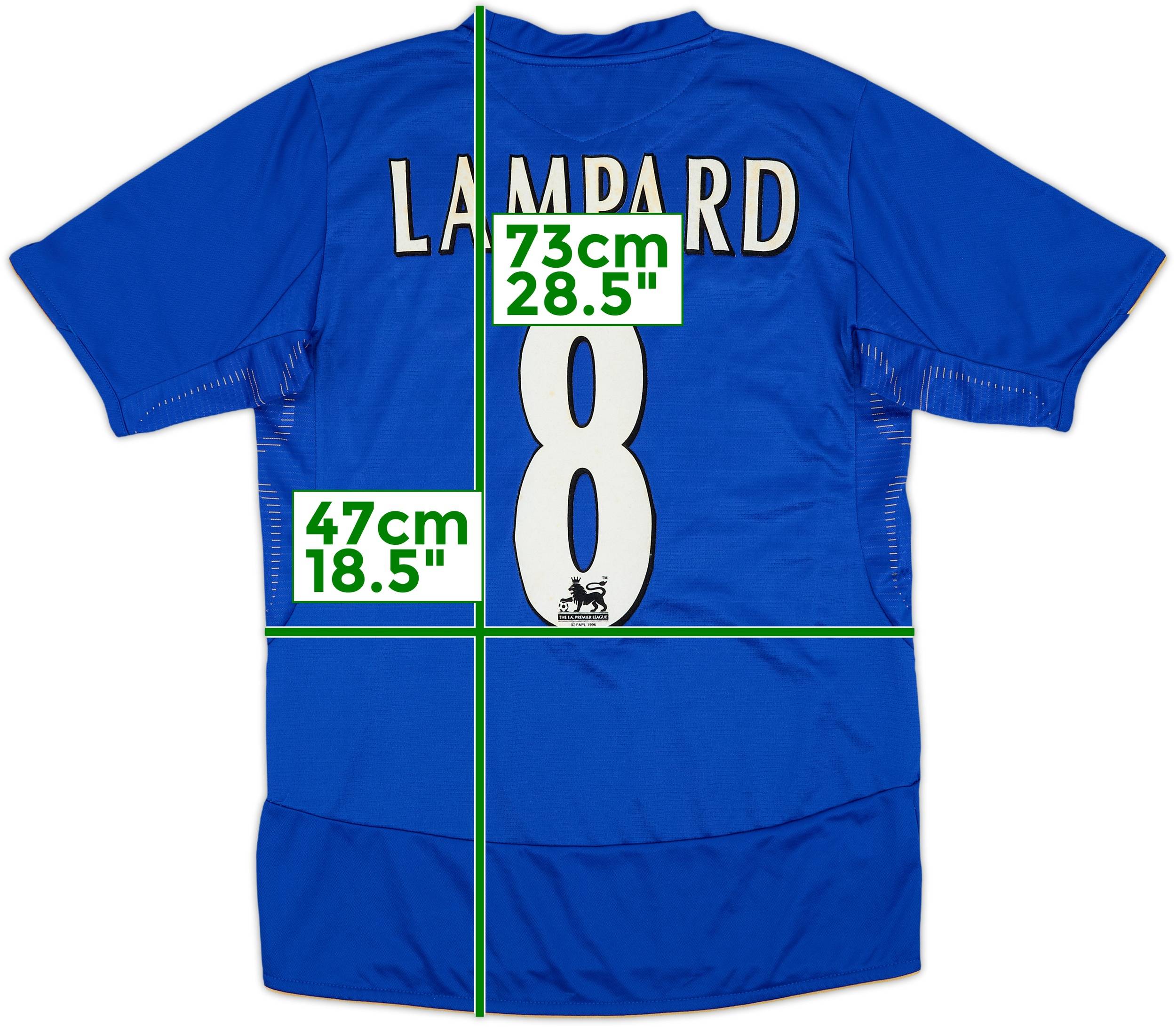 2005-06 Chelsea Centenary Home Shirt Lampard #8 - 6/10 - (S)