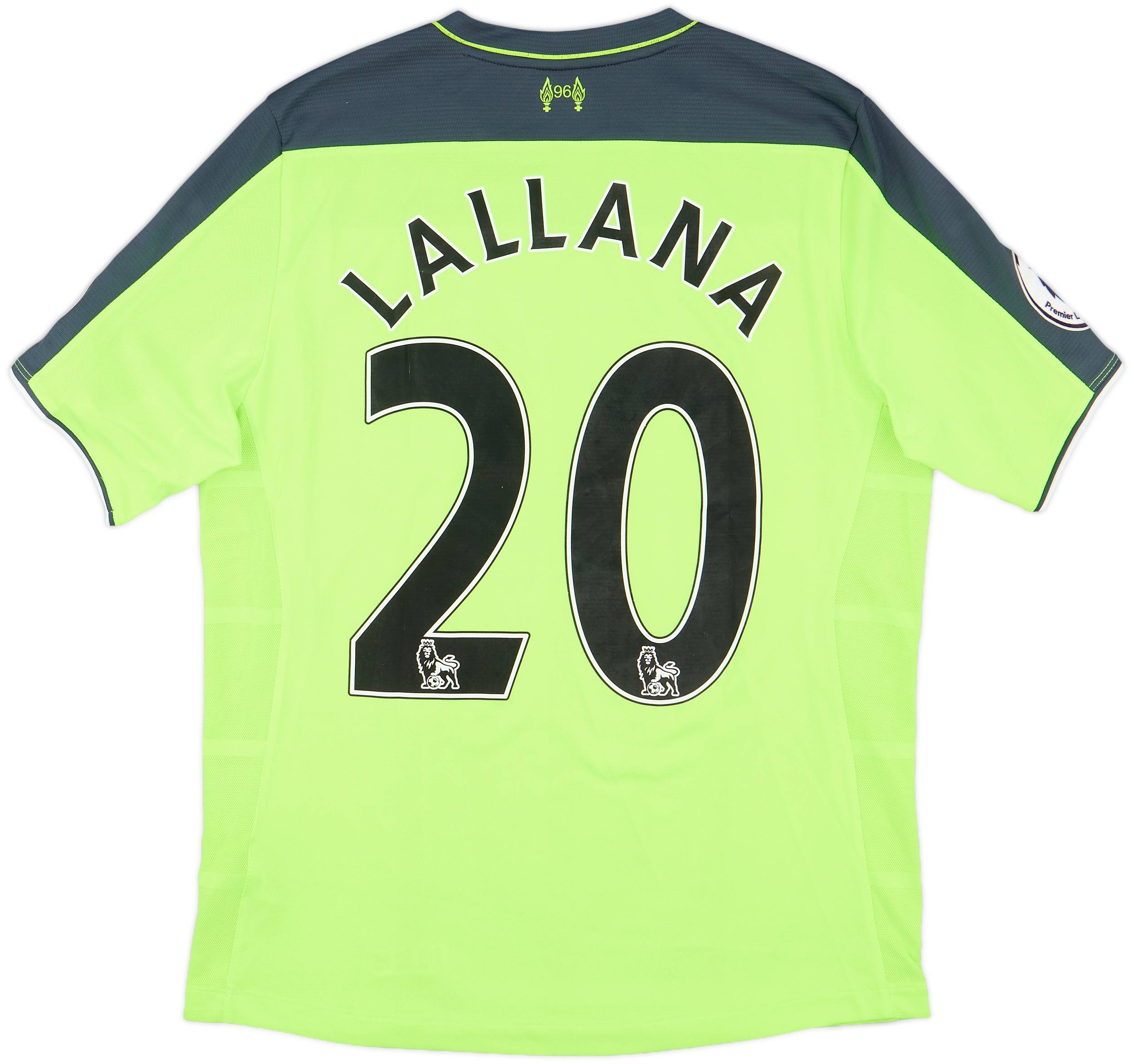 2016-17 Liverpool Third Shirt Lallana #20 - 7/10 - (M)