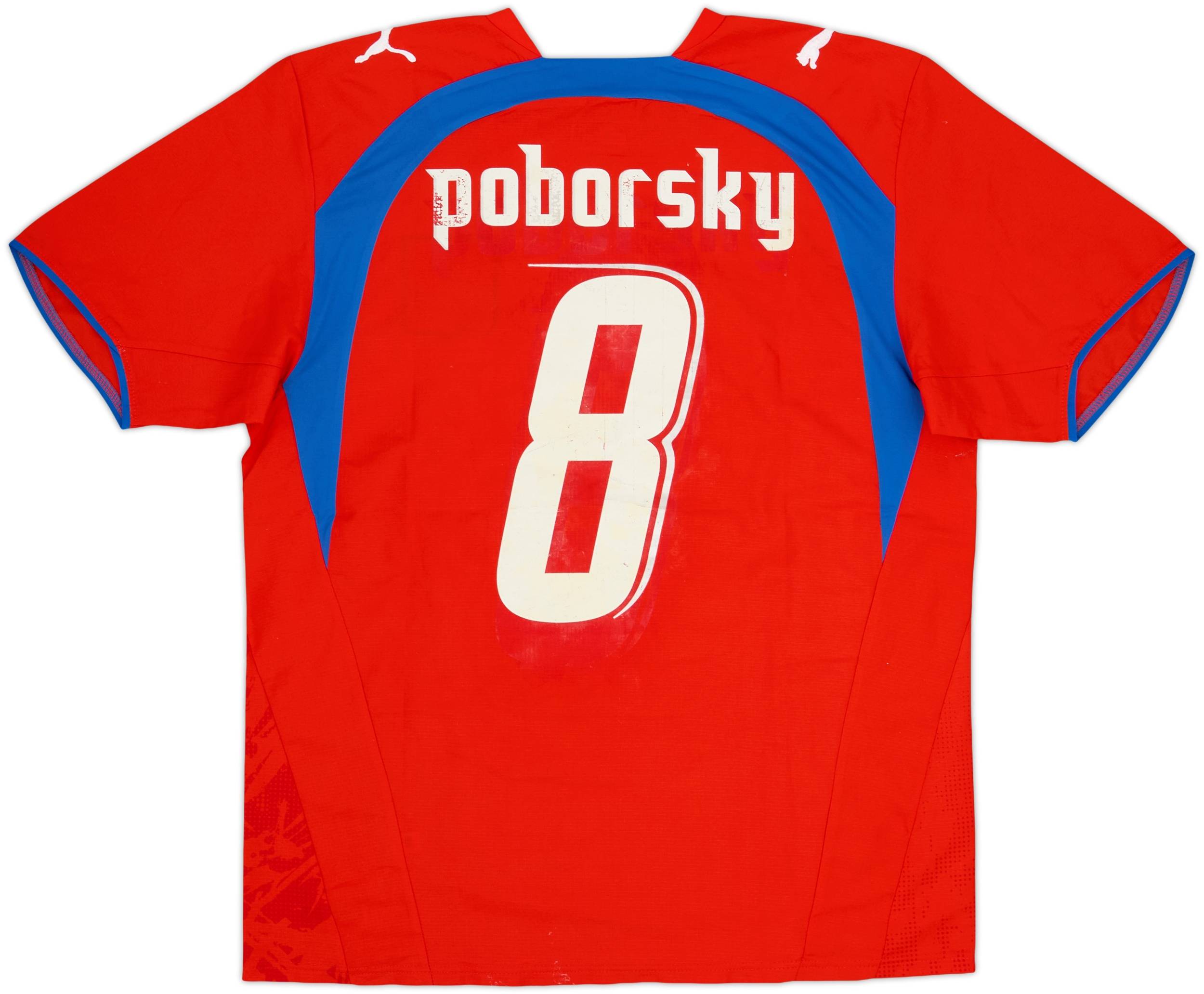 2006-08 Czech Republic Home Shirt Poborsky #8 (M)