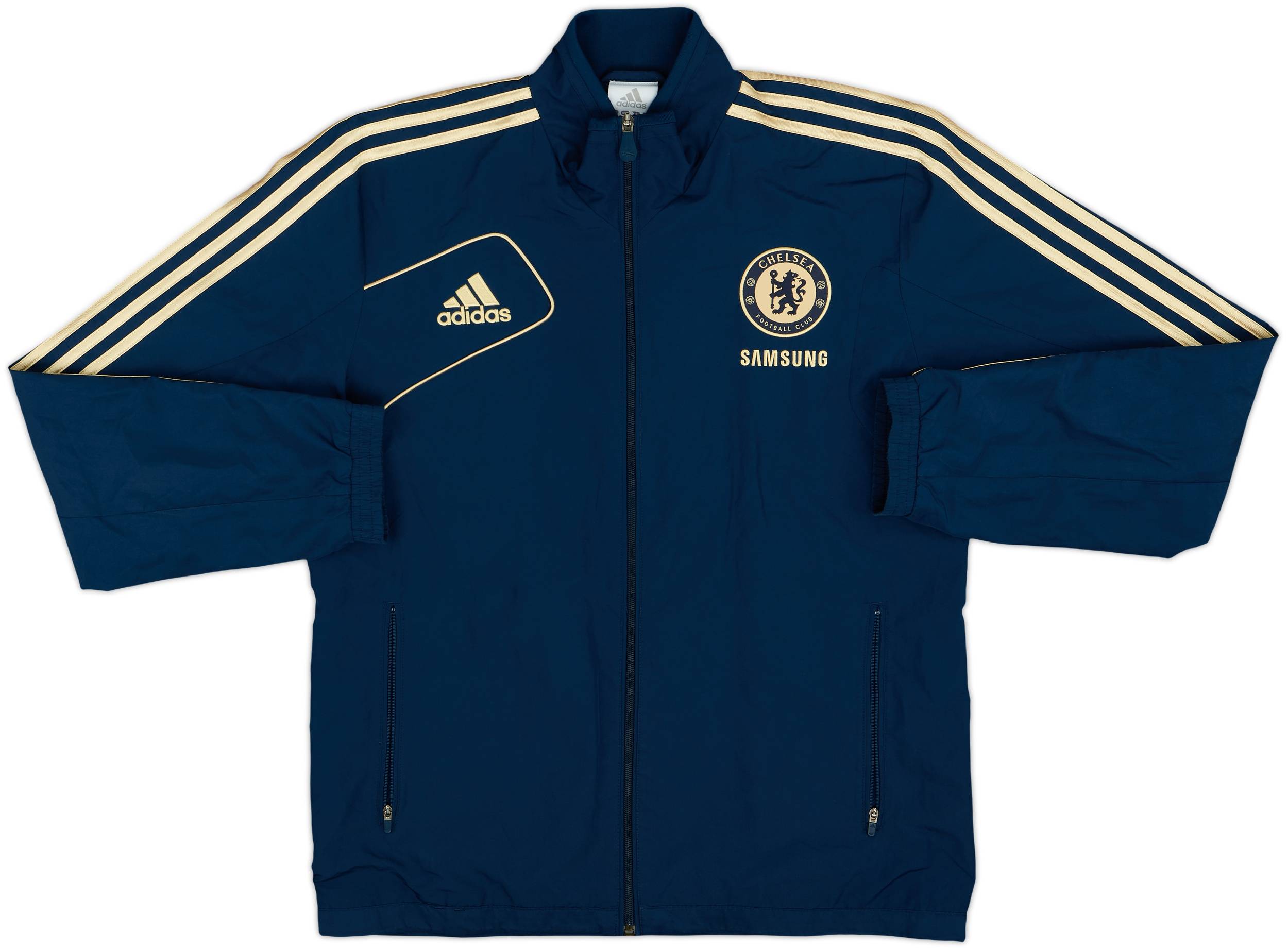 【Chelsea】 adidas 12-13 track jacket 2012-13 Chelsea adidas Track Jacket - 9/10 - (M)