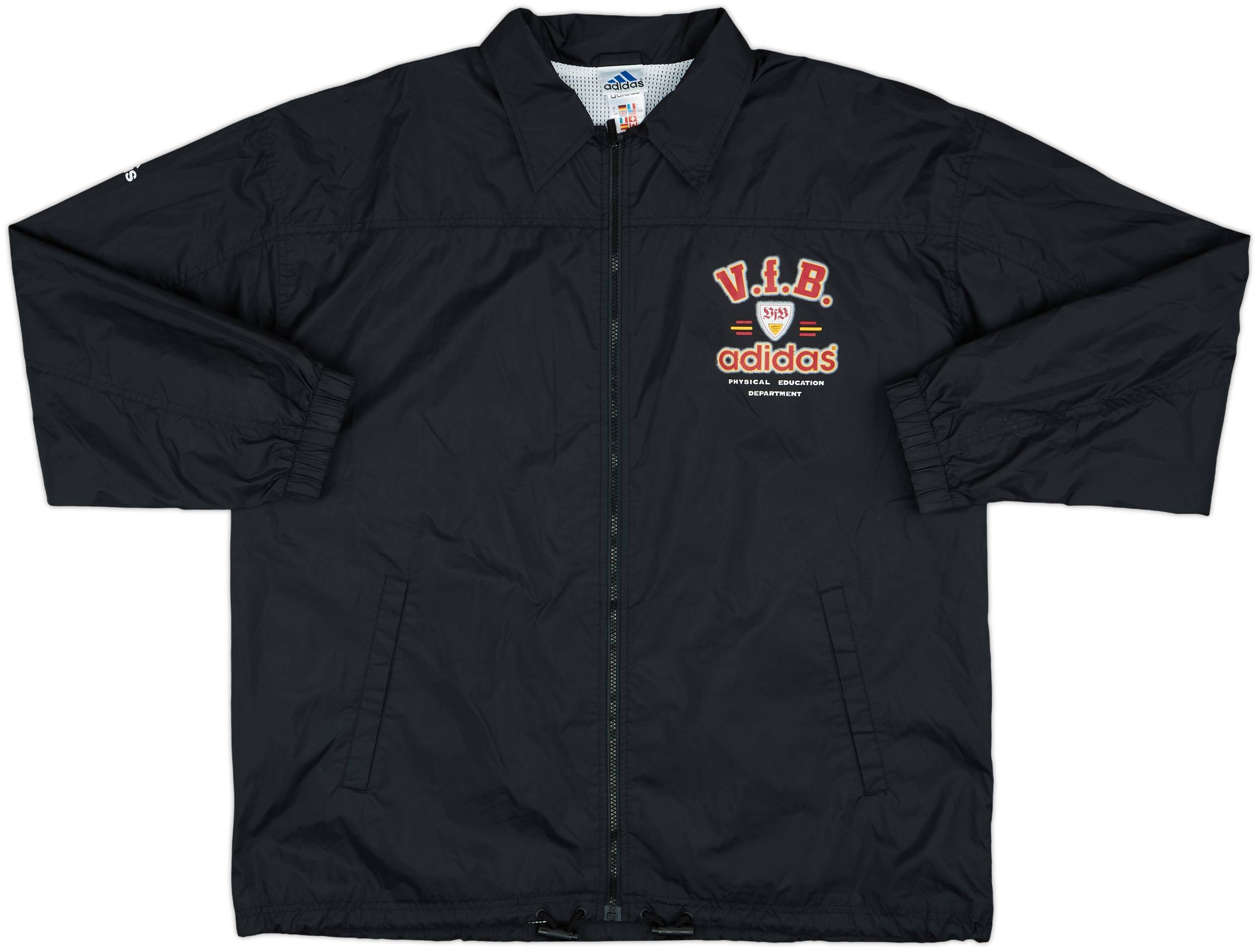 1992-93 Stuttgart adidas Track Jacket - 8/10 - (L)