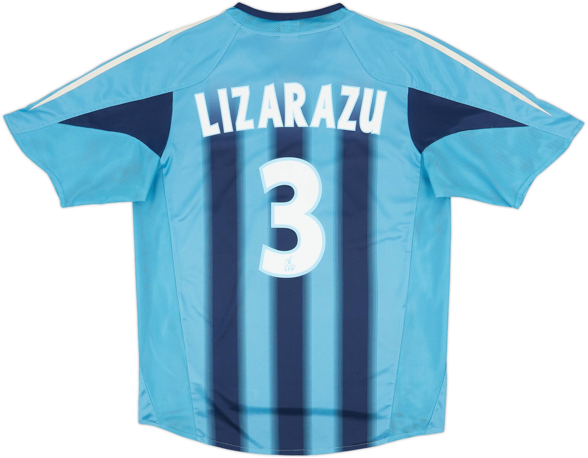 2004-05 Olympique Marseille Away Shirt Lizarazu #3 - 7/10 - (M)