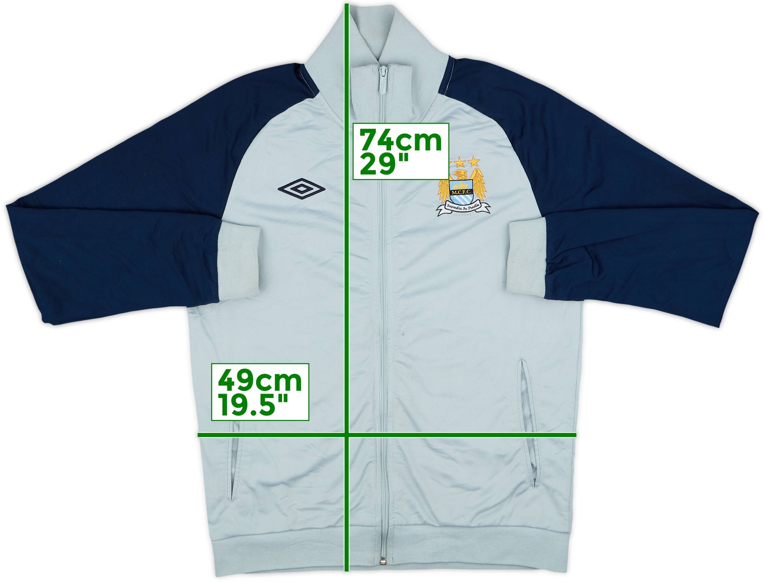 ビンテージ '10-11 Umbro Manchester Cityドリルトップ ビンテージ '10-11 Umbro Manchester Cityドリルトップ