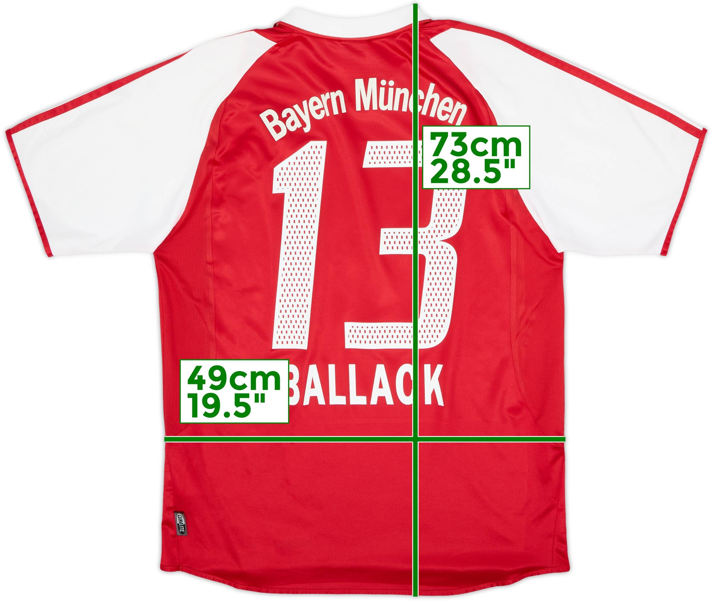 2003-04 Bayern Munich Home Shirt Ballack #13 - 9/10 - (XL.Boys)