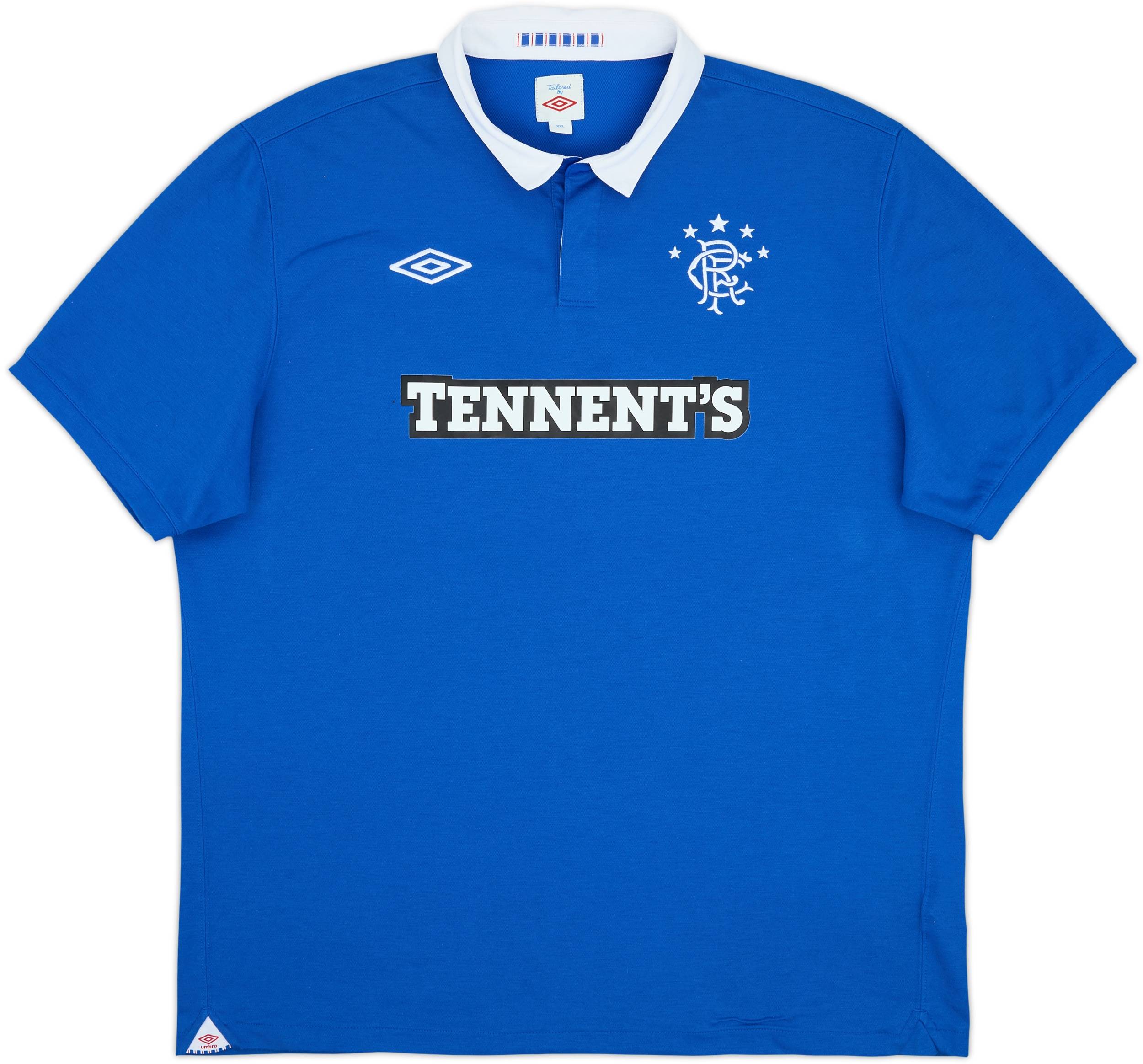 Umbro Panasonic レプリカユニフォーム 2010-11 Rangers Home Shirt Davis #7 - 8/10 - (XXL)