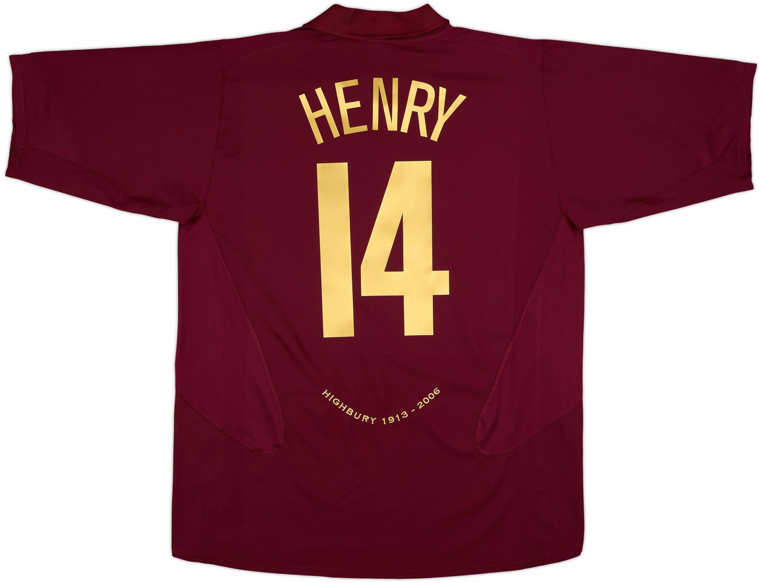 2005-06 Arsenal Home Shirt Henry #14 - 9/10 - (XL)