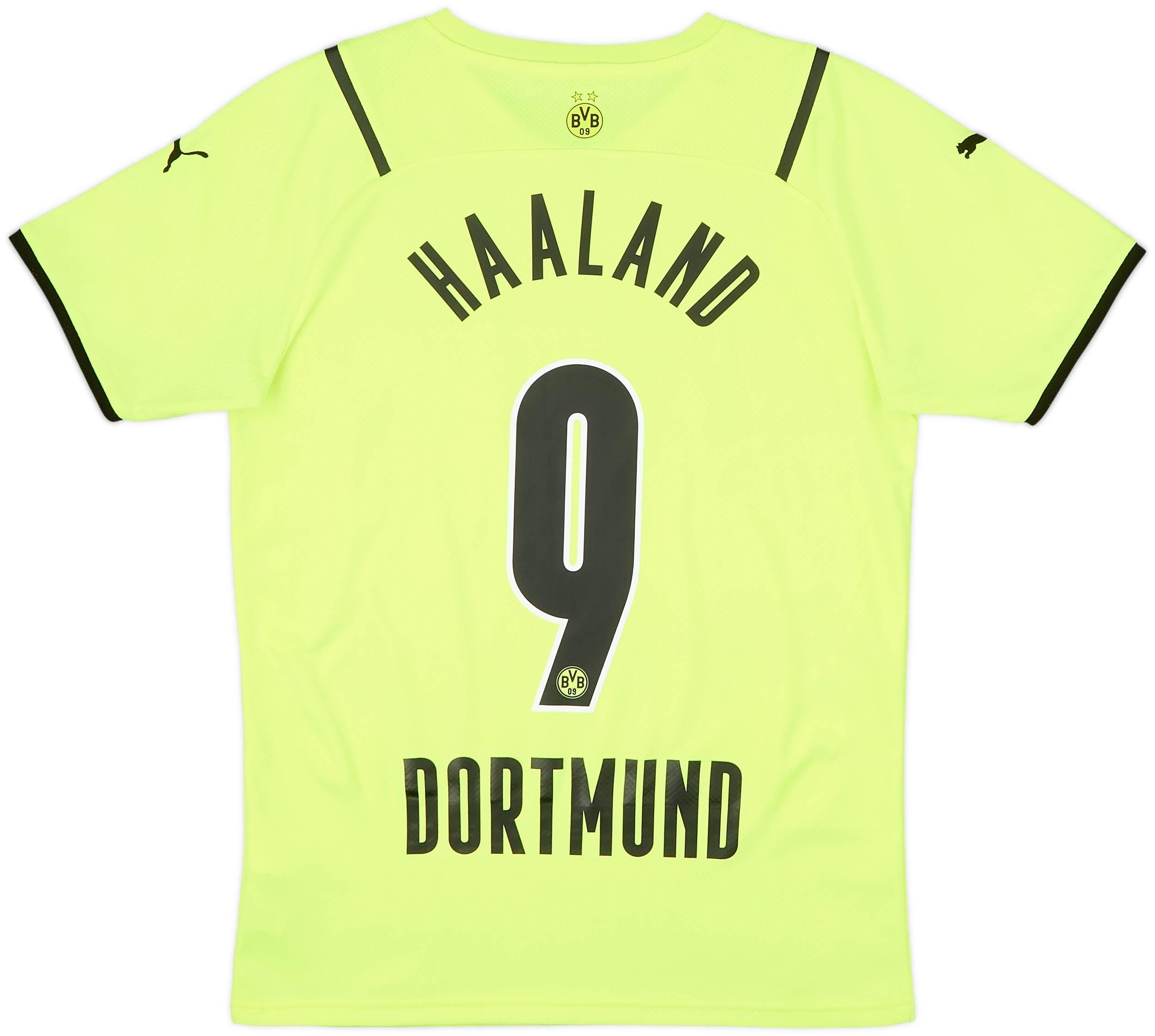 2021-22 Borussia Dortmund European Home Shirt Haaland #9 - 8/10 - (S)