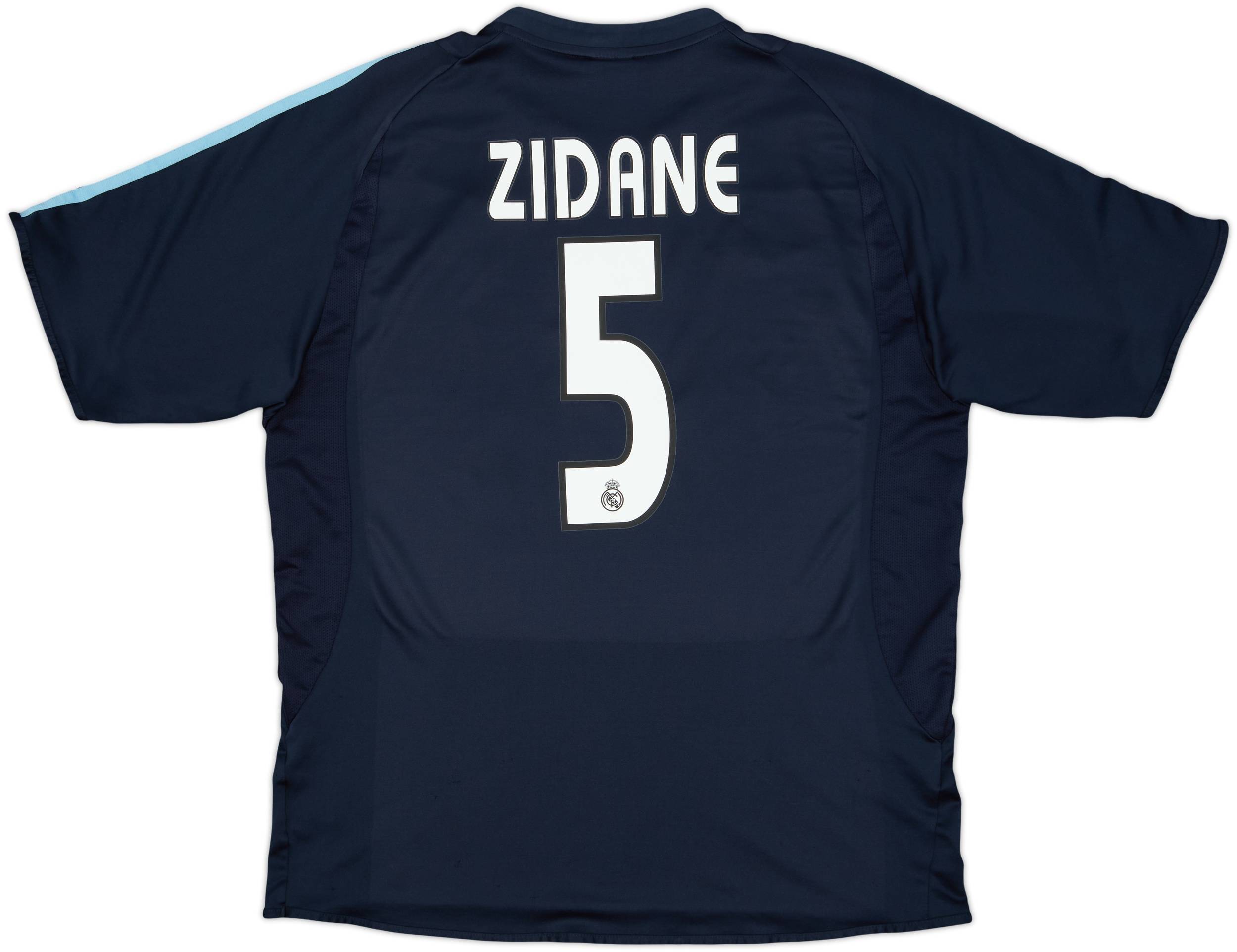 2003-04 Real Madrid Away Shirt Zidane #5 - 7/10 - (XL)
