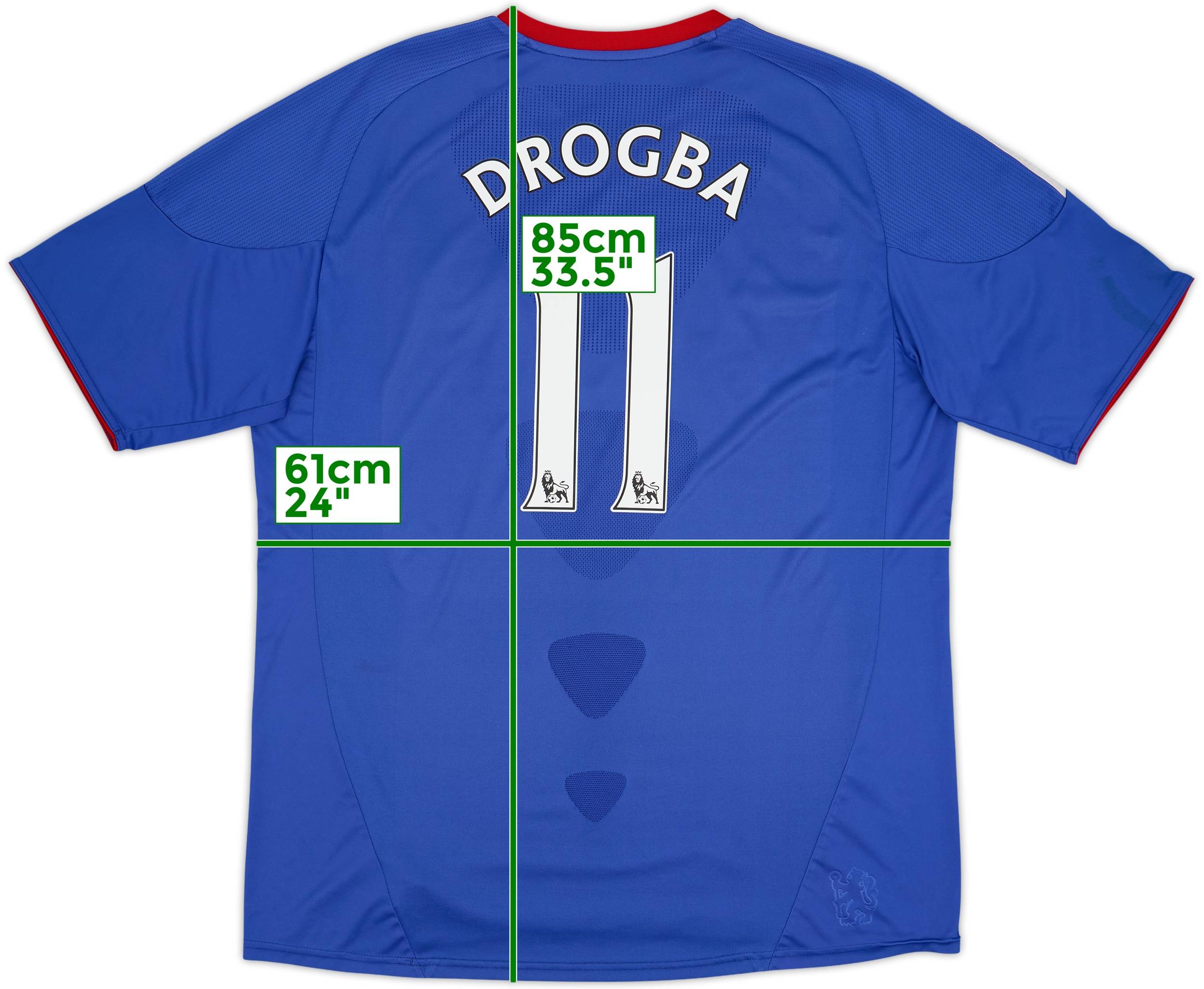 2010-11 Chelsea Home Shirt Drogba #11 - 6/10 - (XXL)