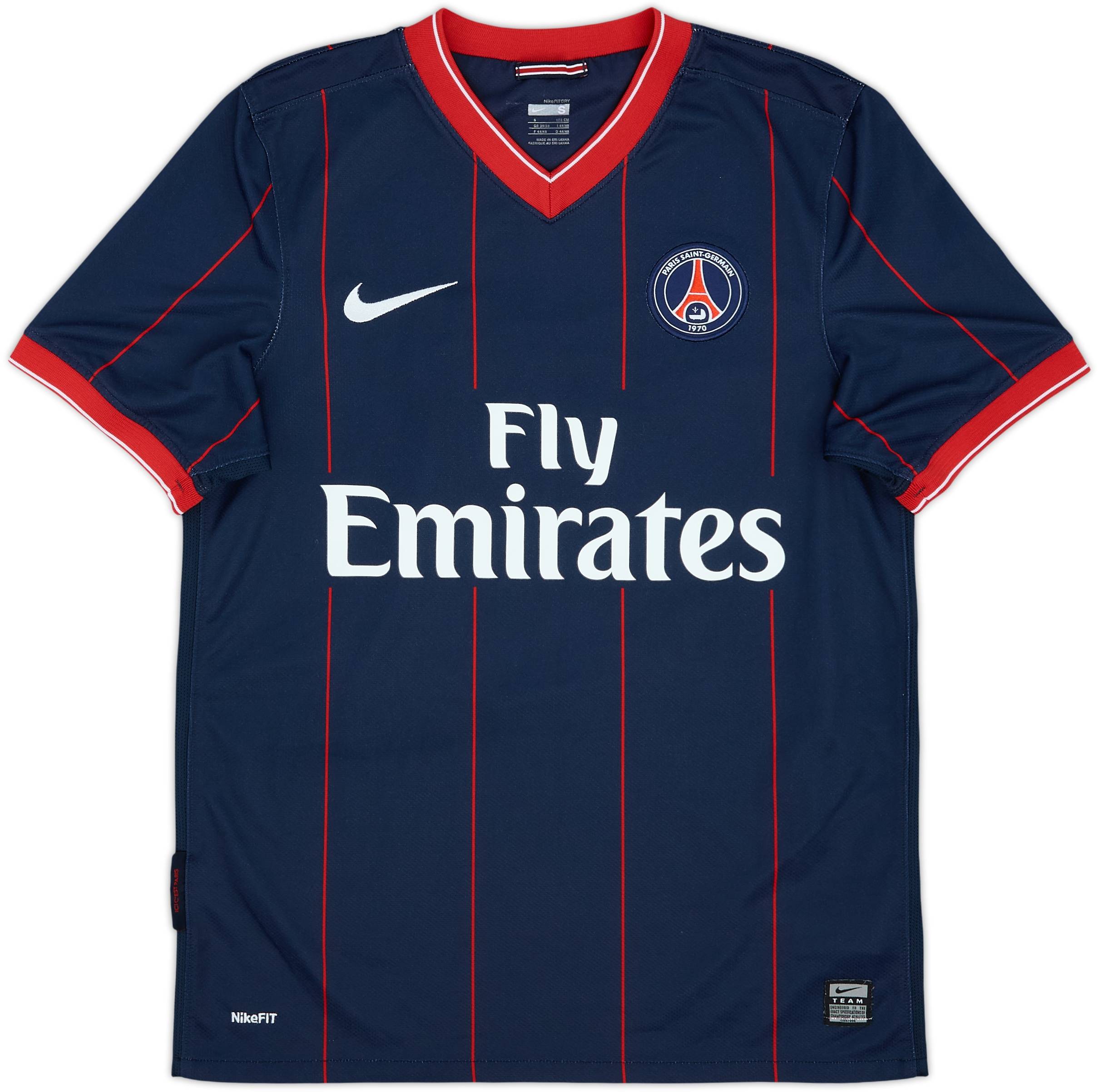 2009-10 Paris Saint-Germain Home Shirt Makelele #4 - 8/10 - (S)