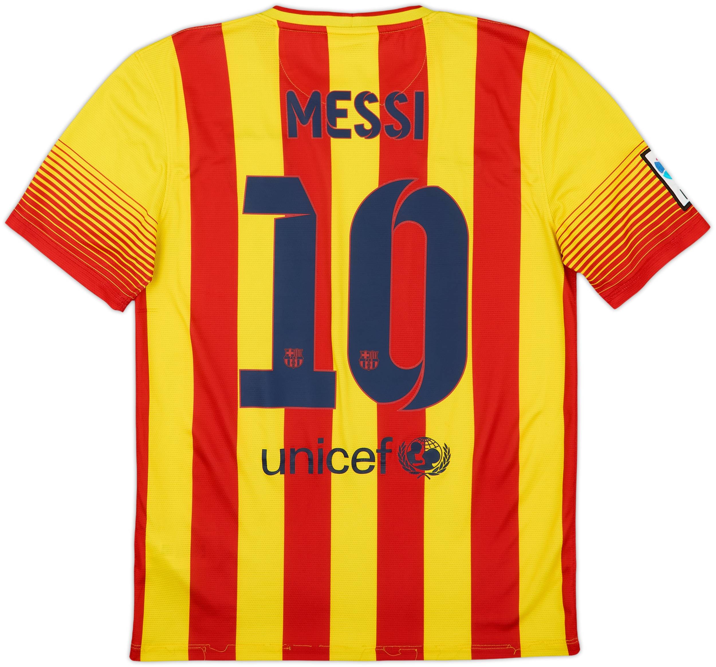 2013-15 Barcelona Away Shirt Messi #10 - 6/10 - (S)