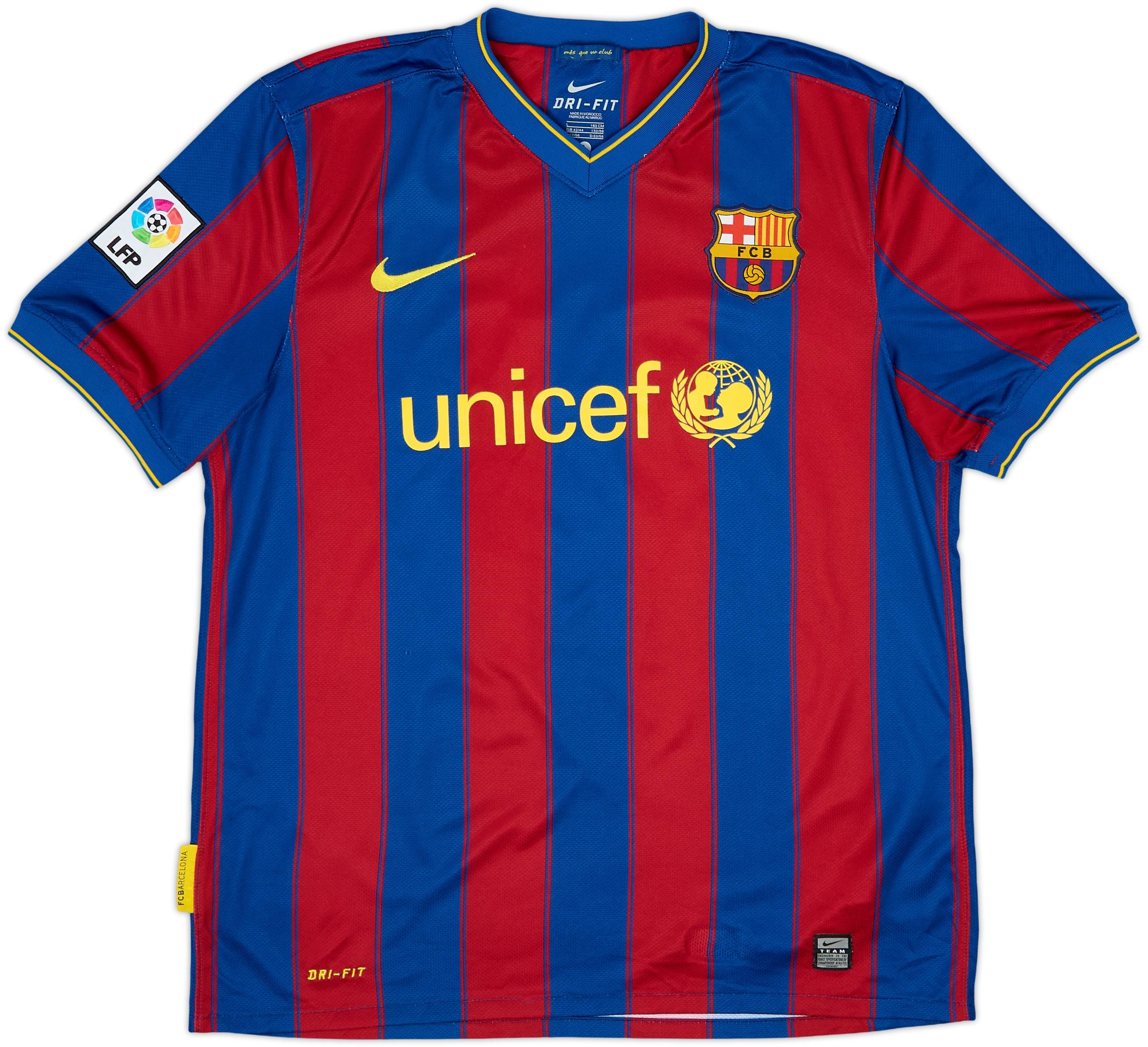 2009-10 Barcelona Home Shirt Bojan #11 - 5/10 - (L)