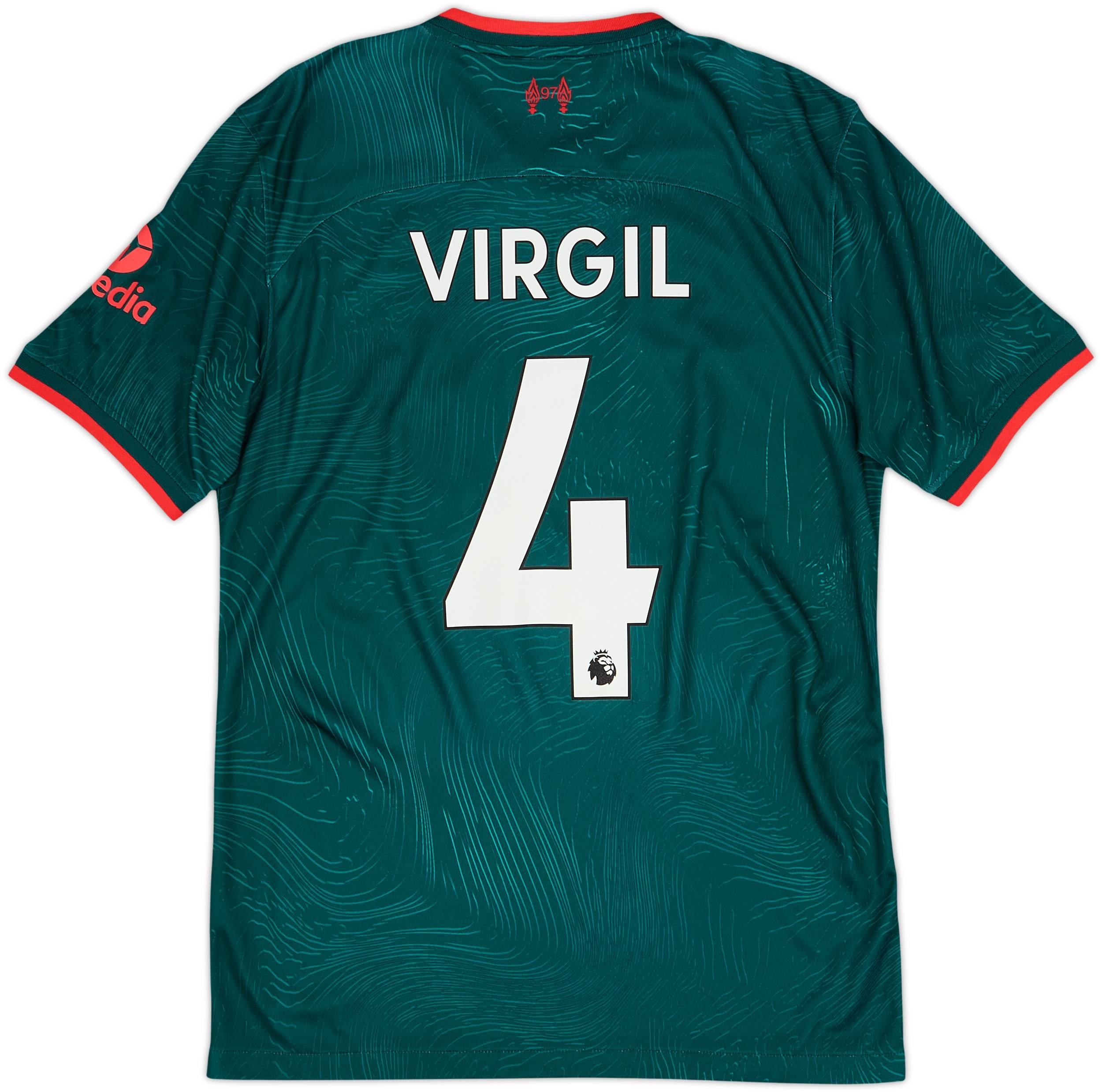 2022-23 Liverpool Third Shirt Virgil #4 - 10/10 - (S)