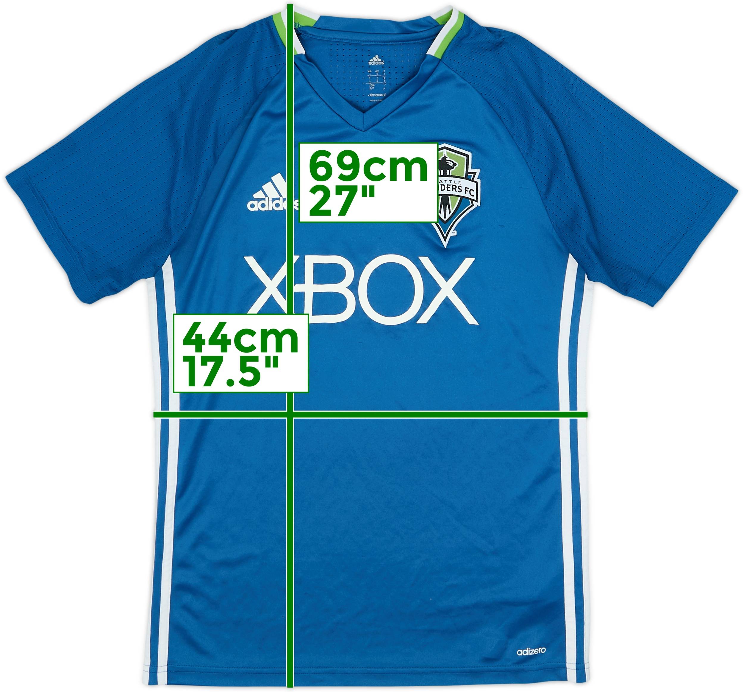 2016 Seattle Sounders adidas Training Shirt - 7/10 - (S)