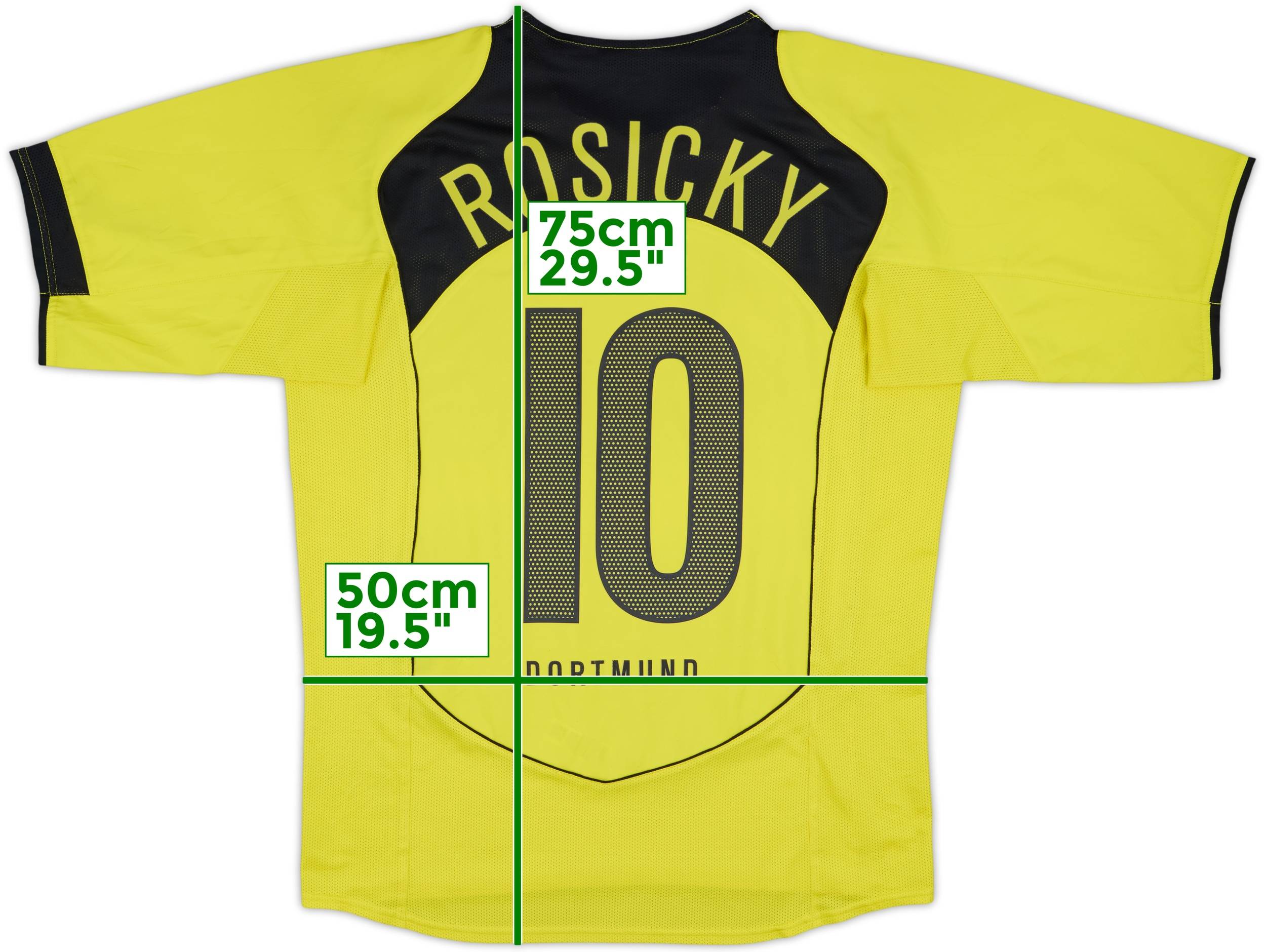2004-05 Borussia Dortmund Home Shirt Rosicky #10 - 7/10 - (S)