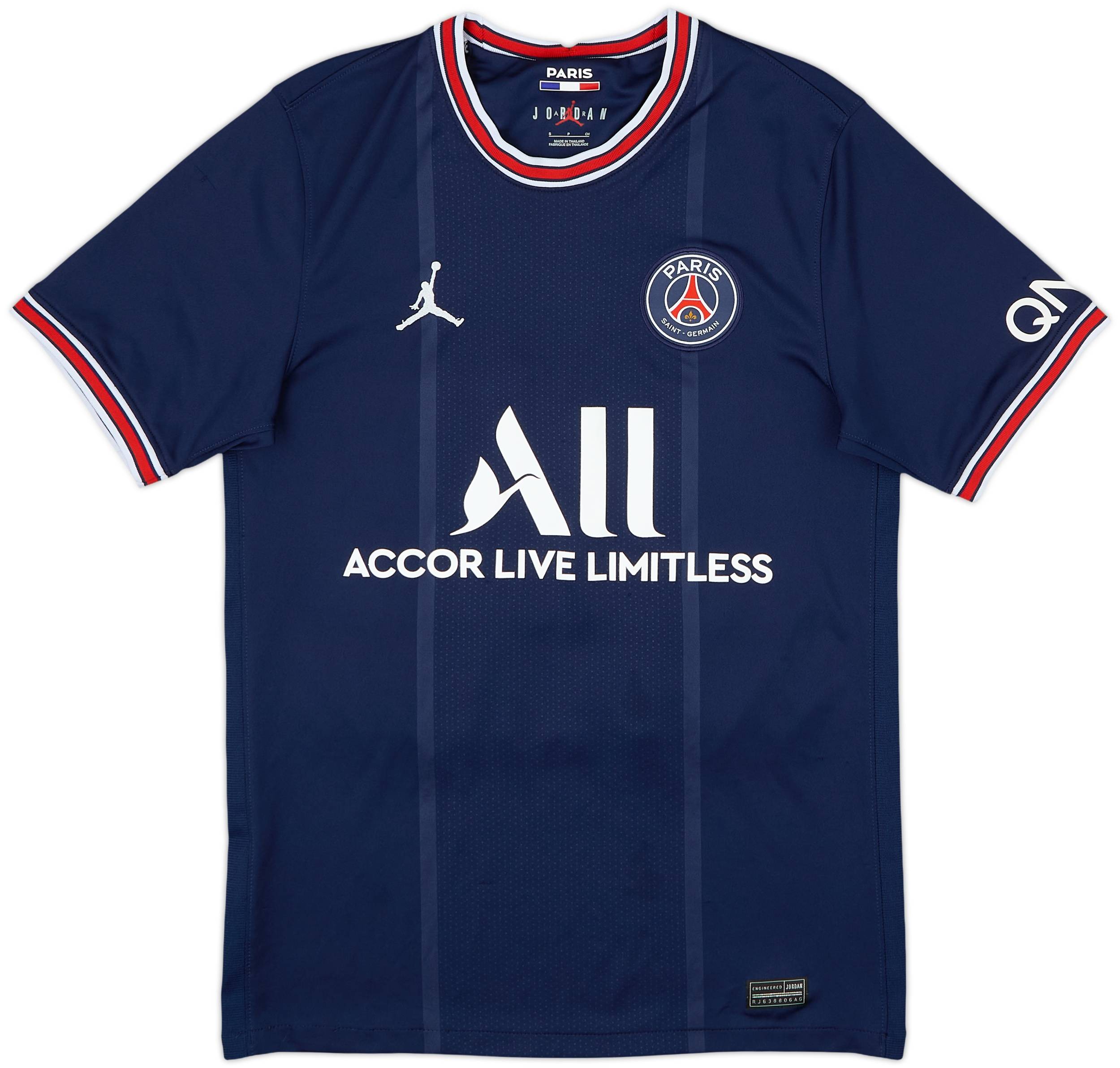 パリ・サンジェルマン MESSI 30番 シャツ 2021-22 Paris Saint-Germain Home Shirt Messi #30 - 8/10 - (S)