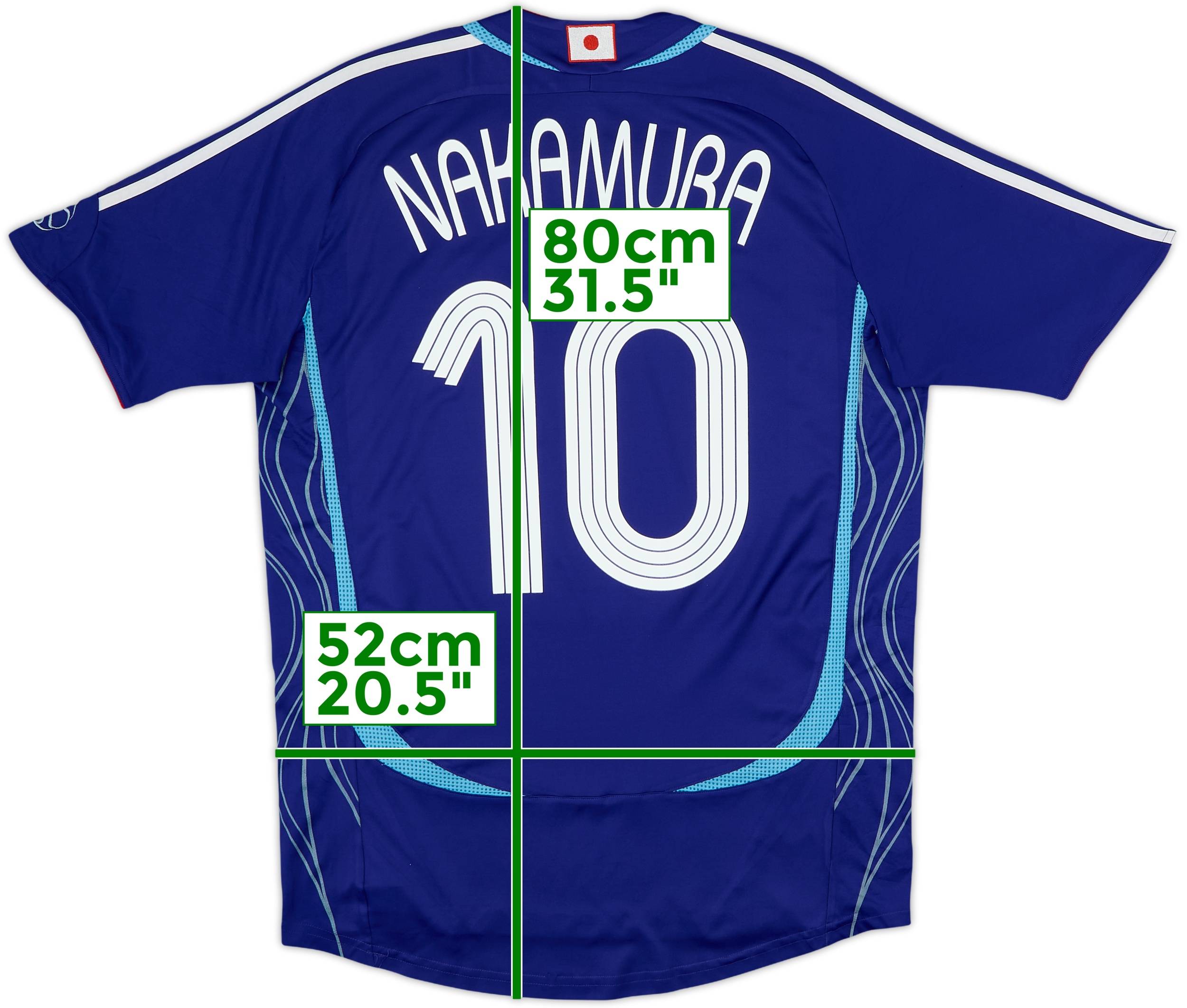 2006-08 Japan Home Shirt Nakamura #10 - 7/10 - (L)