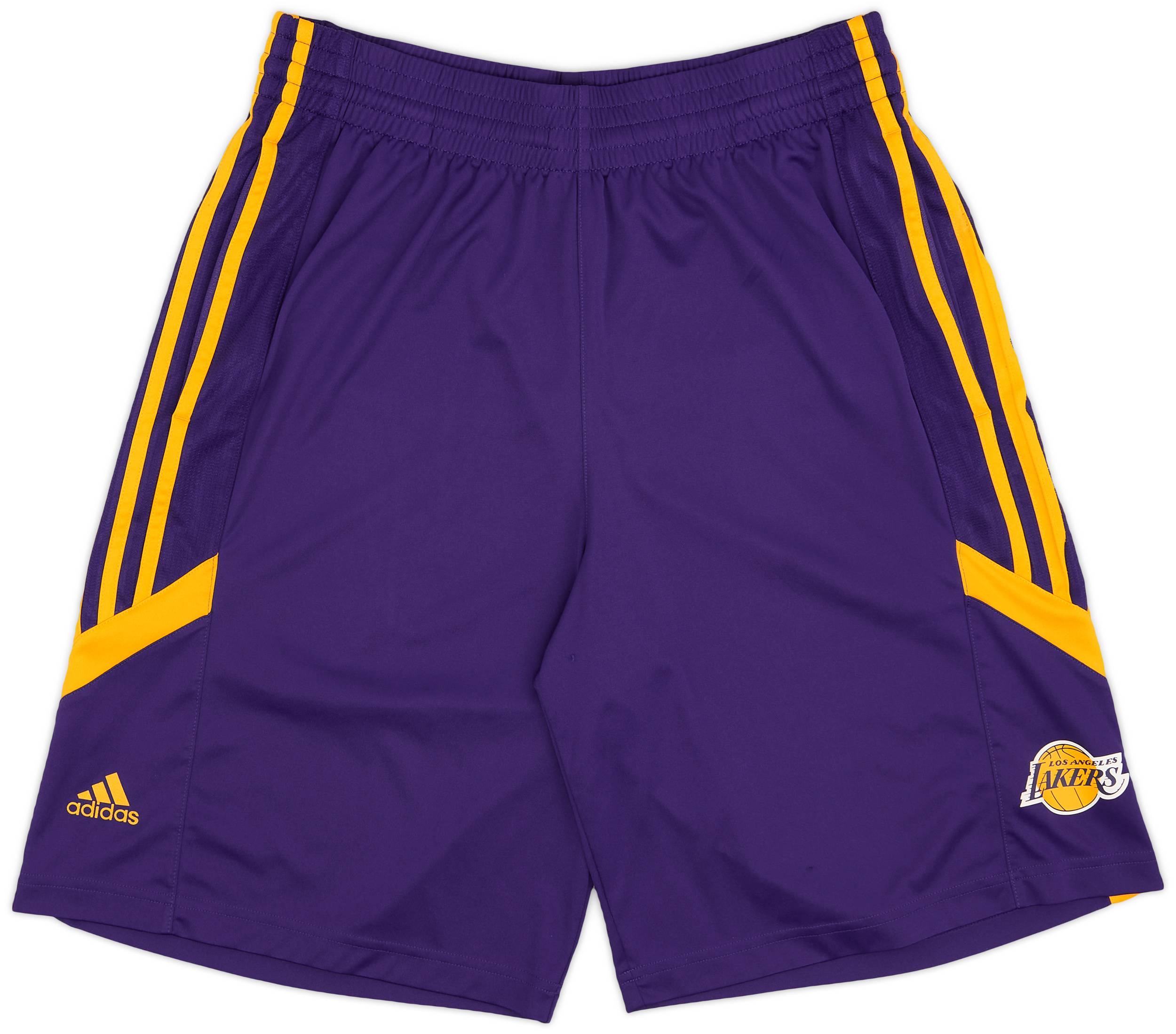 2009-10 LA Lakers adidas Training Shorts - 5/10 - (M)