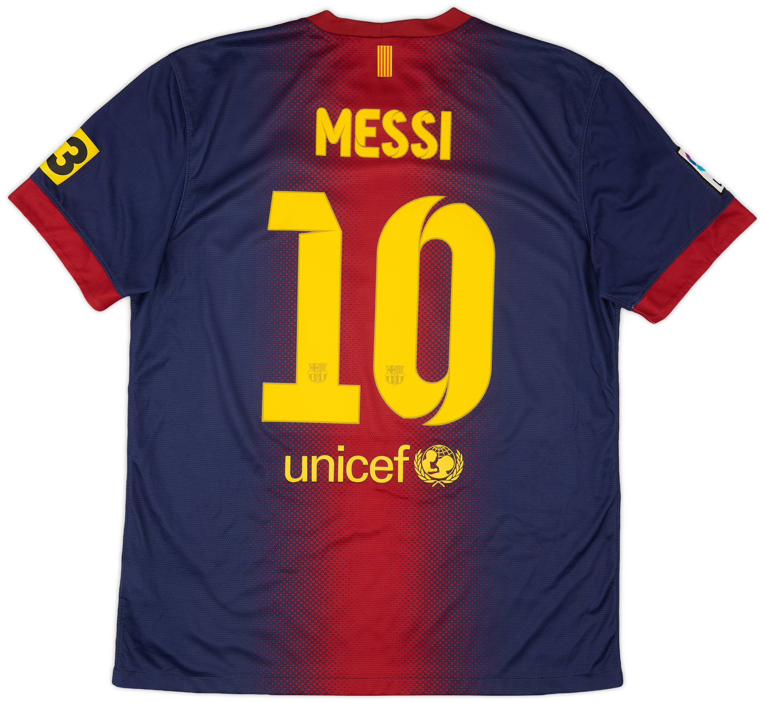 2012-13 Barcelona Home Shirt Messi #10 - 8/10 - (L)