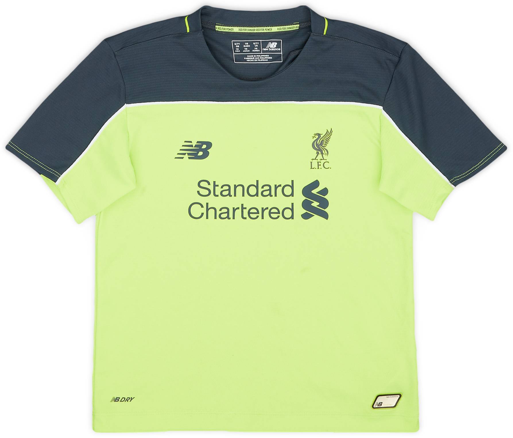 2016-17 Liverpool Third Shirt - 7/10 - (6-7 Years)