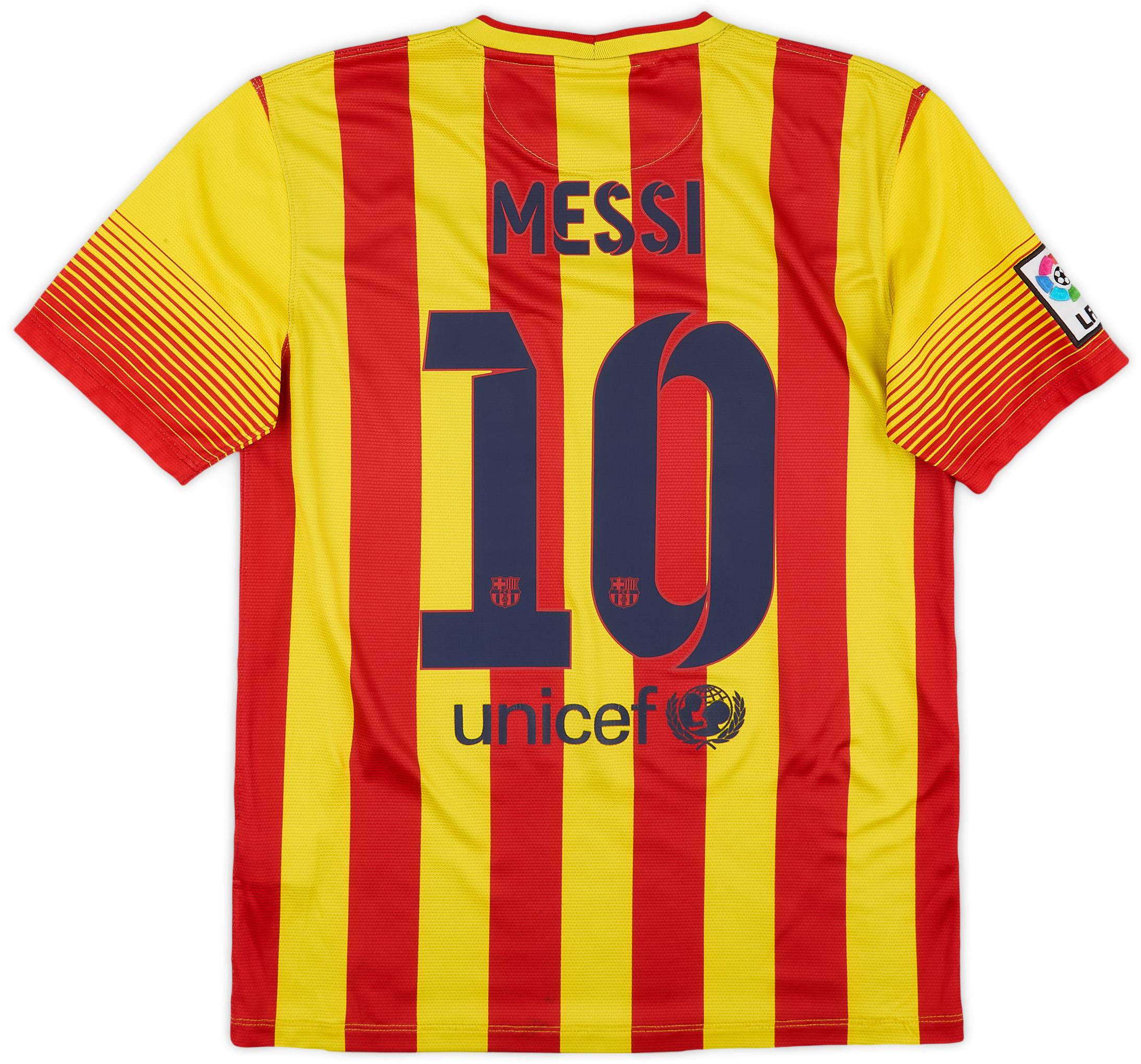 2013-15 Barcelona Away Shirt Messi #10 - 6/10 - (M)