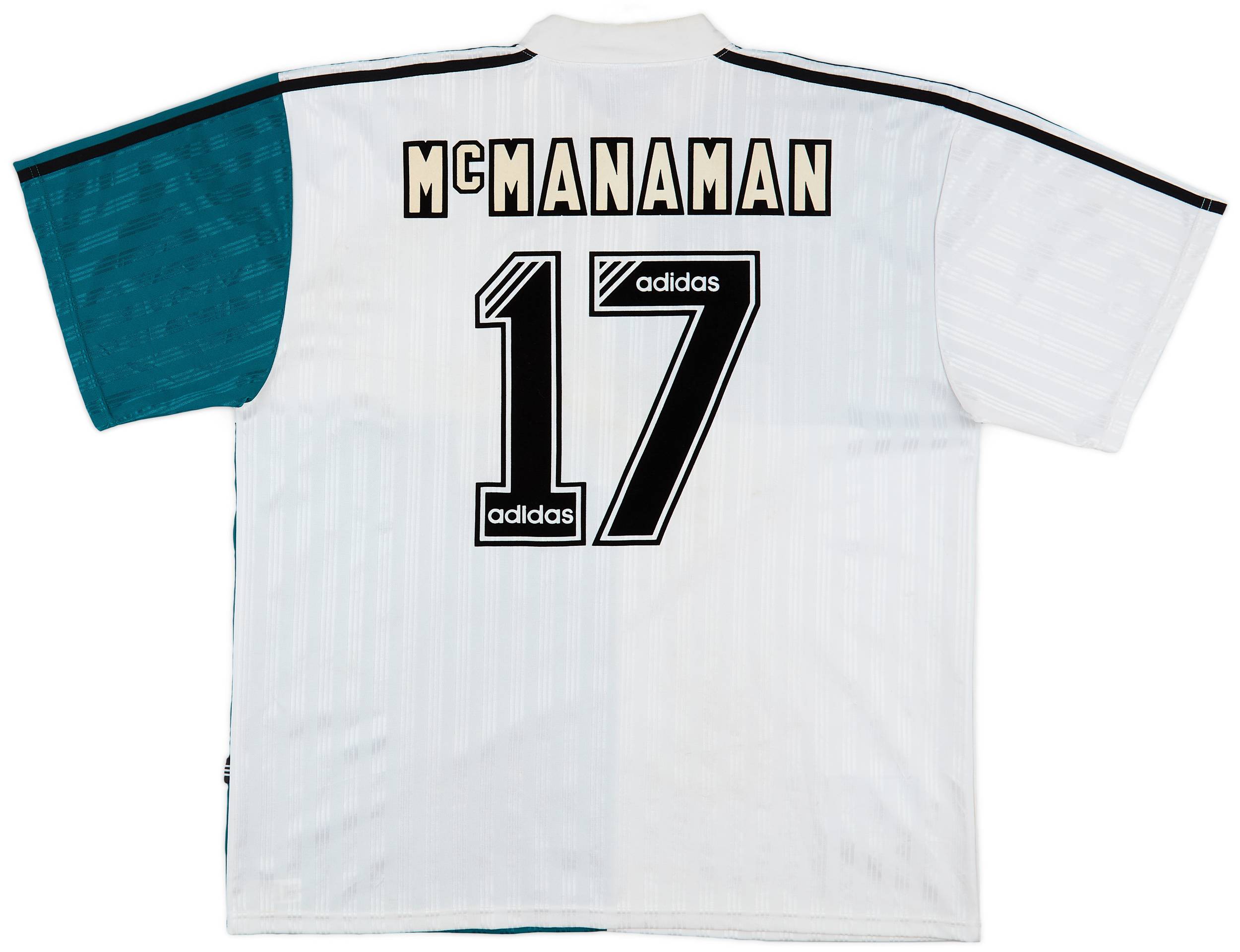 1995-96 Liverpool Away Shirt McManaman #17 - 6/10 - (XXL)