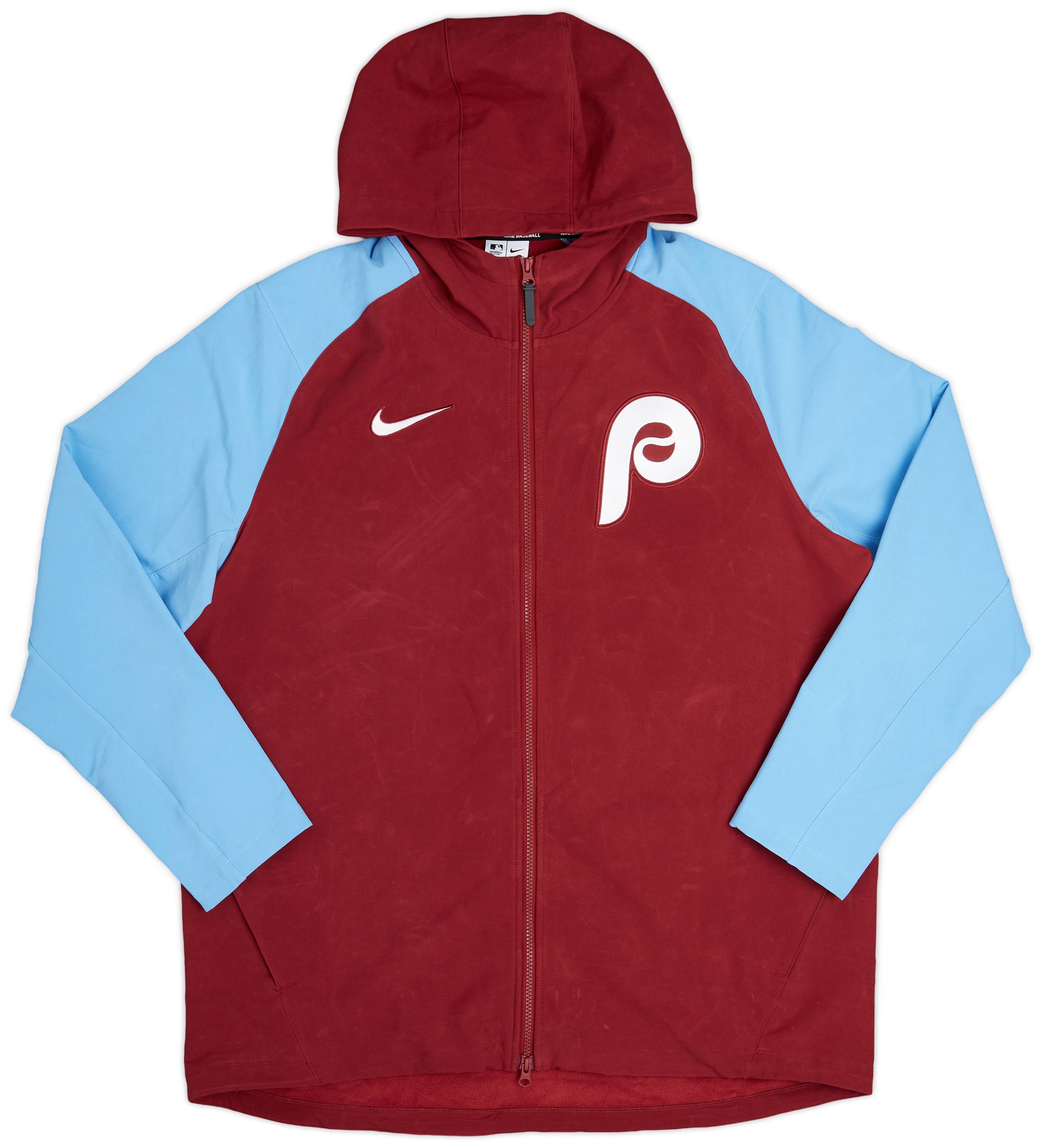 【★美中古】NIKE フィリーズ XL トラックジャージ フィリーズ 2020-21 Philadelphia Phillies Nike Authentic Full-Zip