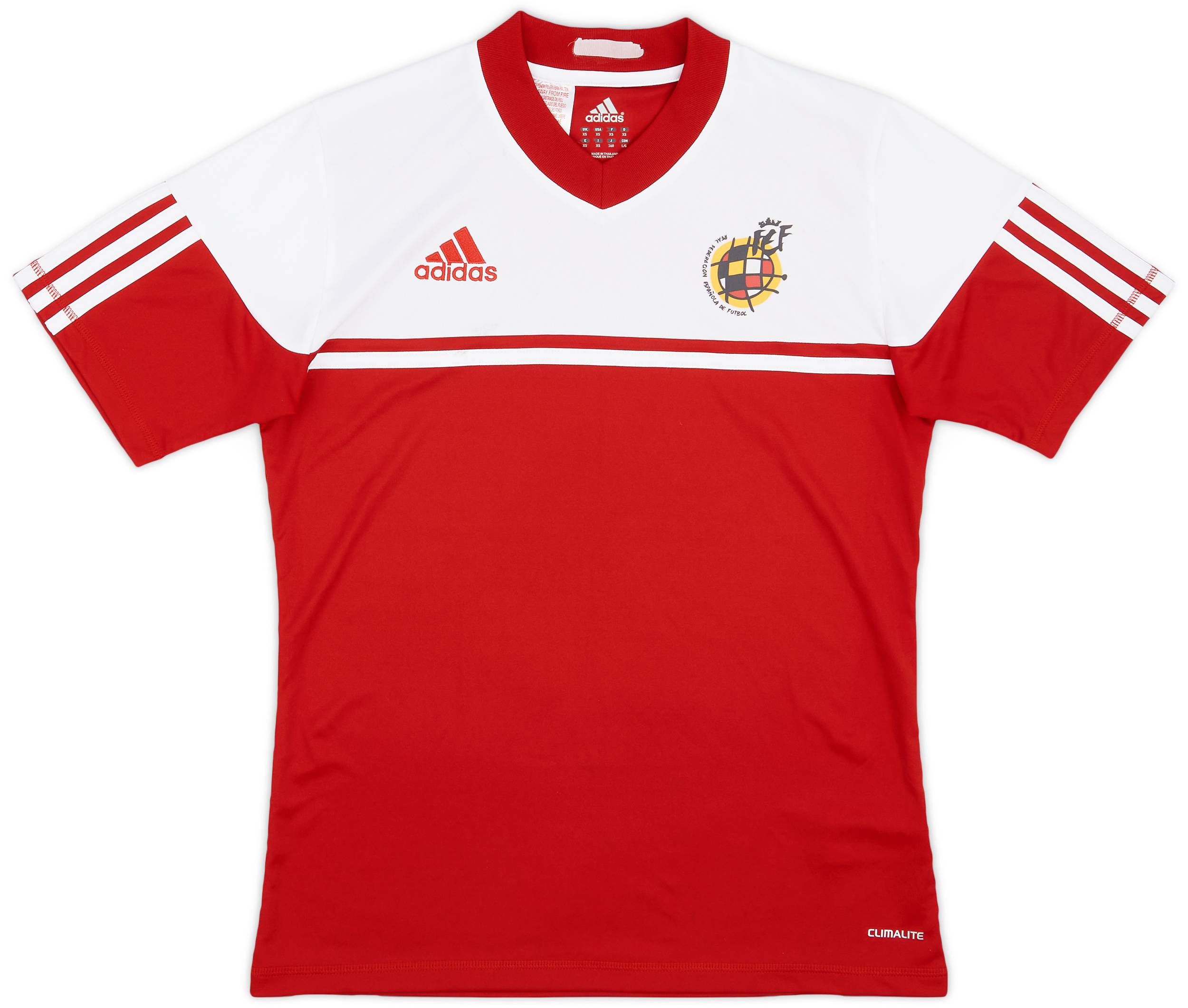 2012 13 adidas Template Shirt Spain 8 10 XS