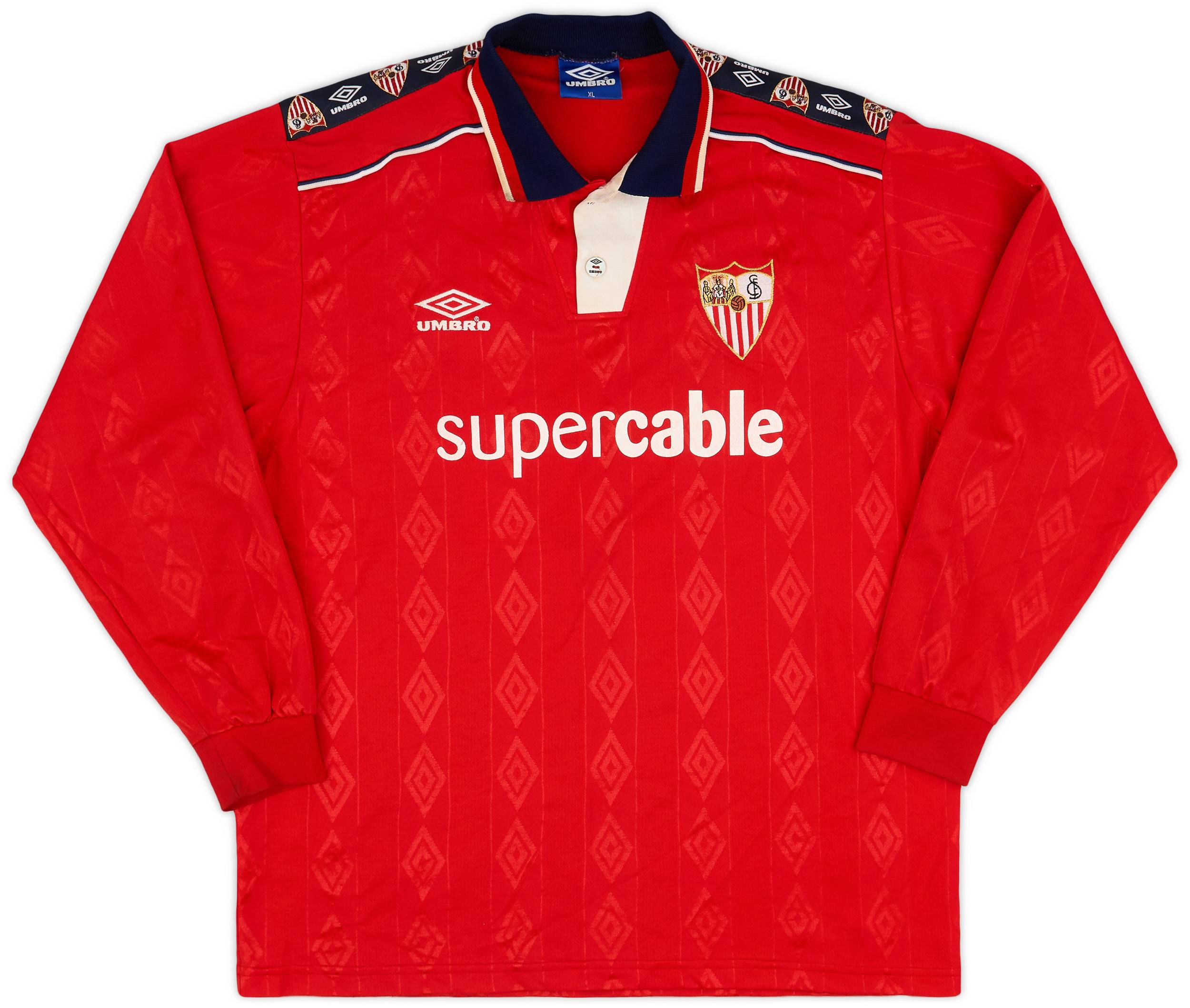 1998-00 Sevilla Match Issue Away Shirt #11