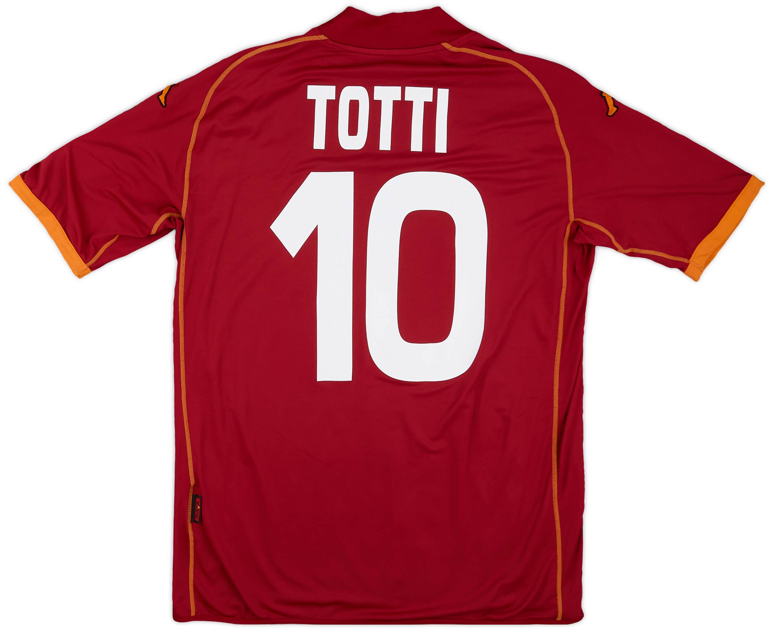 2008-09 Roma Home Shirt Totti #10 - 6/10 - (XL)